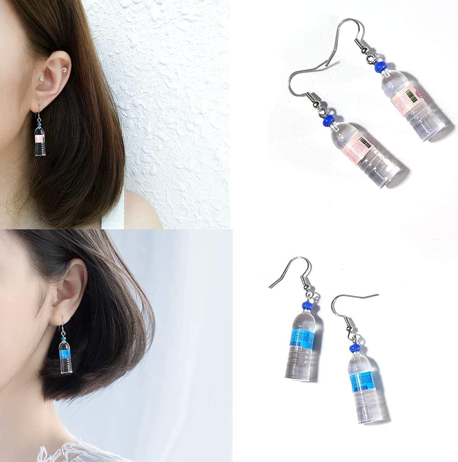 Weird Earrings Aesthetic Earrings Gummy Bear Earring Cool Earrings Quirky Earrings Cute Earrings Kawaii Earrings Funny Earrings Crazy Earrings Set for Women Girls Egirl Apparel & Accessories > Jewelry > Earrings Sclorey