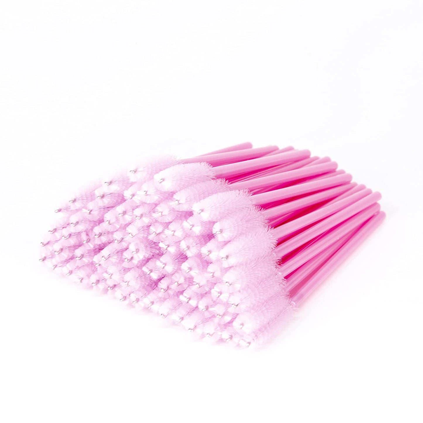 I-Laesh 100 Pcs Disposable Eyelash Brushes, Mascara Wands, Eye Lash Brush, Spoolies for Eyelash Extensions, Spoolie Eyebrow Eyeshadow Brow Makeup Supplies Kit Cleansing Glitter Applicator Tool Accessories Bristle (Crystal Pink) Health & Beauty > Personal Care > Cosmetics > Cosmetic Tools > Makeup Tools i-laesh Wand - Pink