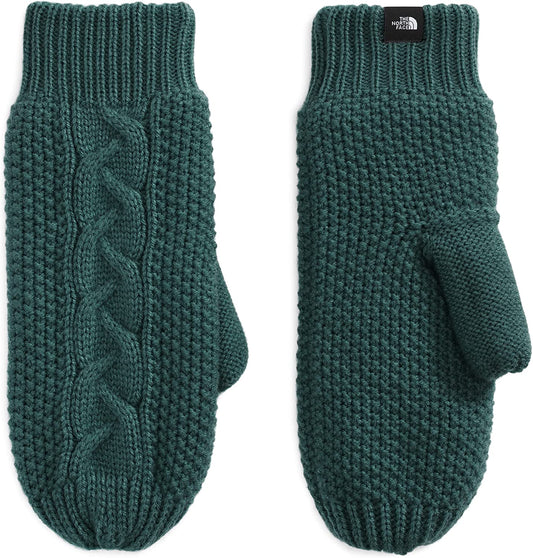 The North Face Women'S Cable Minna Mitt Apparel & Accessories > Clothing Accessories > Gloves & Mittens The North Face Dark Sage Green X-Small/Small