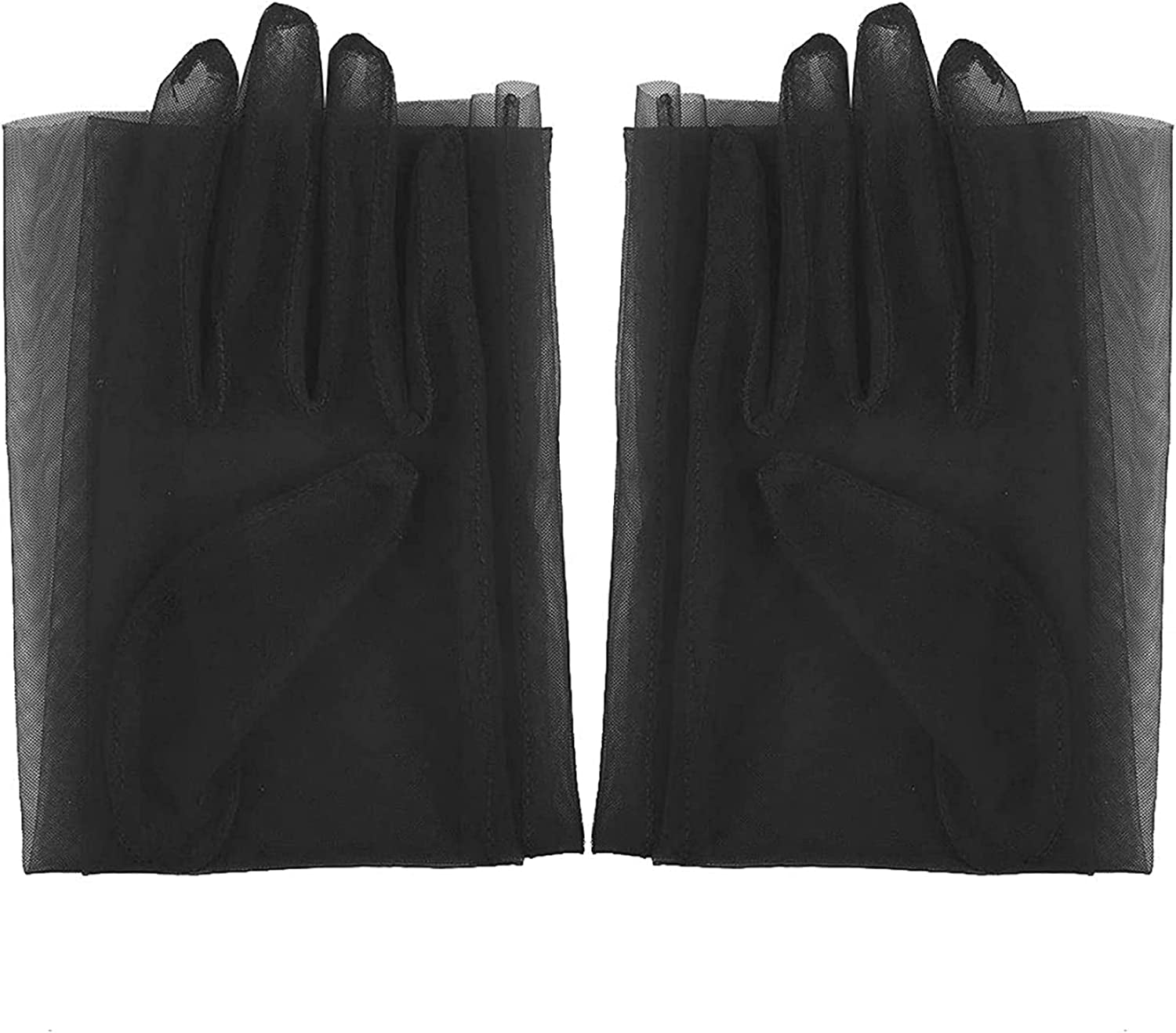 TAIKMD Women'S Tulle Evening Long Gloves Party Opera Photography Semi Sheer Wedding Bridal Glove Mittens Apparel & Accessories > Clothing Accessories > Gloves & Mittens TAIKMD