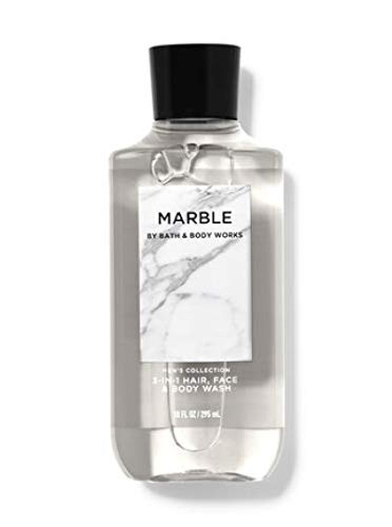 BATH and BODY WORKS MARBLE for MEN DELUXE GIFT SET - Deodorizing Body Spray - Body Lotion - Body Wash & Body Cream - FULL SIZE Health & Beauty > Personal Care > Cosmetics > Bath & Body Bath & Body Works