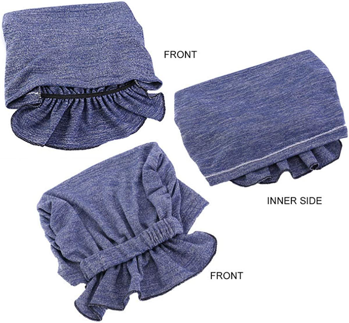 Ever Fairy 6 Colors Chemo Cancer Headscarf Hat Cap Ethnic Cloth Print Turban Headwear Women Women'S Ruffle Beanie Scarf (3 Color Pack-B) Apparel & Accessories > Clothing Accessories > Headwear Ever Fairy