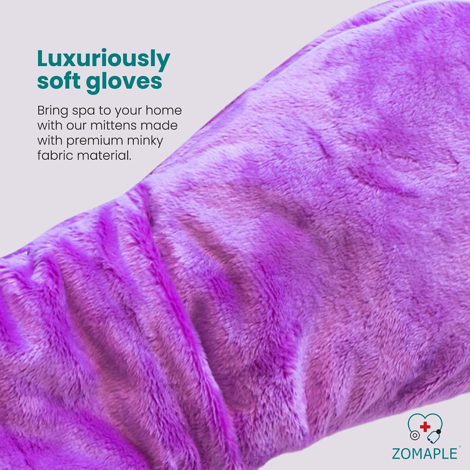 Microwavable Mittens and Heated Gloves for Arthritis Hands – Hand Warmers for Arthritis Using Moist Heat Therapy – Pain Relief for Raynaud'S, Stiff Fingers & Carpal Tunnel (Lavender) Apparel & Accessories > Clothing Accessories > Gloves & Mittens Zomaple