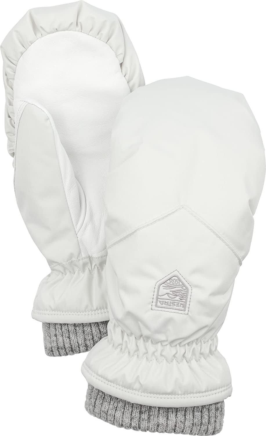 Hestra Womens Warm Gloves: Primaloft Rib Knit Ski and Winter Mittens Apparel & Accessories > Clothing Accessories > Gloves & Mittens Hestra Gloves Ivory 7