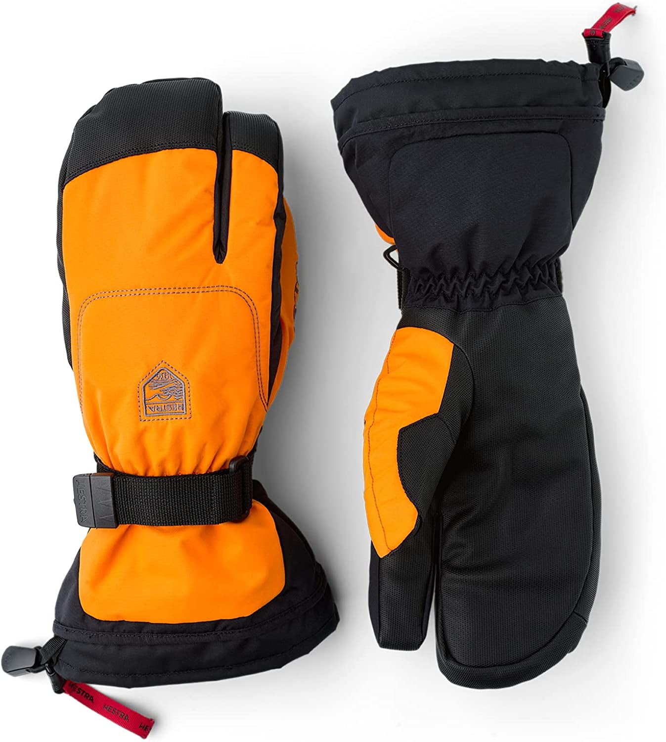 Hestra Alpine Gauntlet SR 3-Finger Glove Apparel & Accessories > Clothing Accessories > Gloves & Mittens Hestra Orange / Orange 9