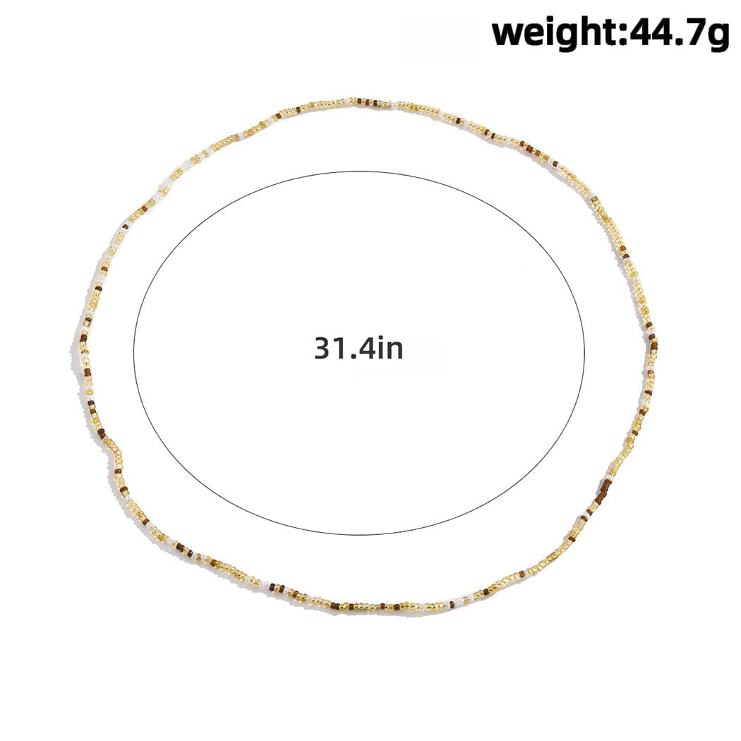 Generic Boho Belly Chain Fashion Beaded Body Chain Shell Body Chain Jewelry for Women and Teen Girl Apparel & Accessories > Jewelry > Body Jewelry Generic