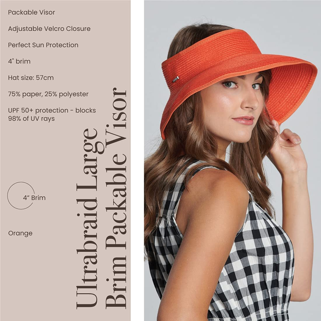 San Diego Hat Company Women'S UBV002OSORG, Orange, One Size Apparel & Accessories > Clothing Accessories > Hats San Diego Hat Co.