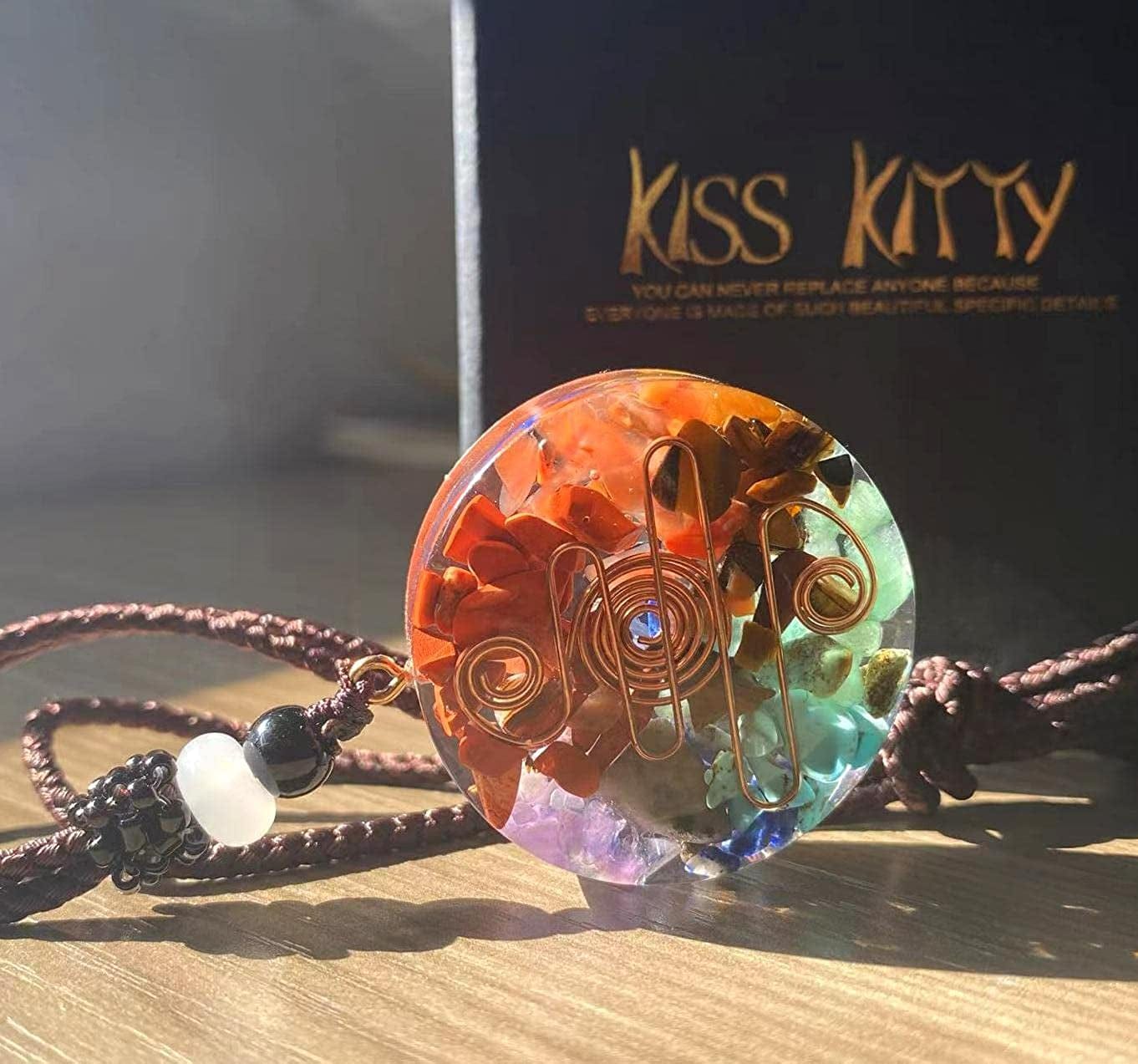 7 Chakra Necklace Chakra Bracelet Jewelry Set for Women Men Healing Colorful Energy Stones Pandent and Bracelets