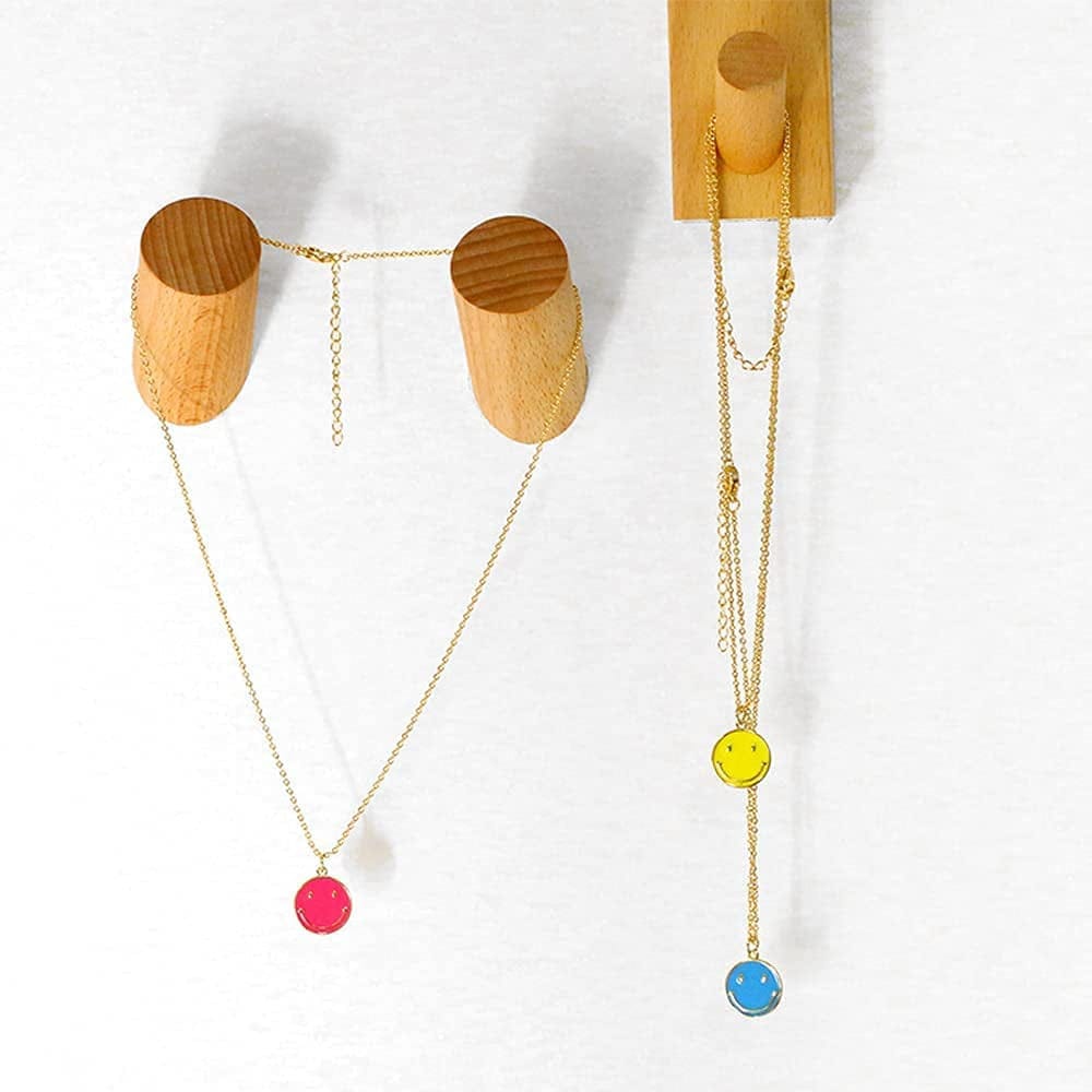 70 Pcs Smiley Face Charms Pendants for DIY Bracelets Earrings Necklace Keychain Jewelry Making