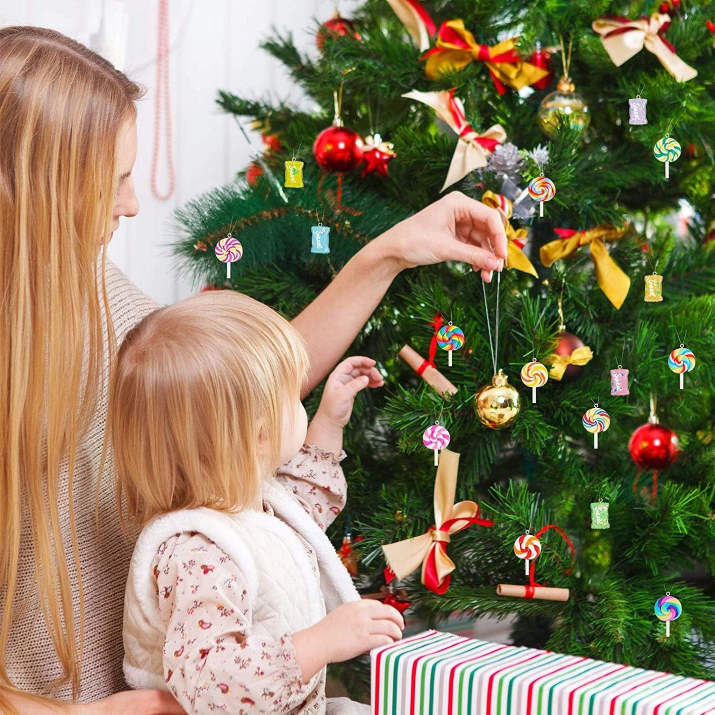 70 Pieces Colorful Candy Pendant Charm, Includes 35 Pieces Gummy DIY Bear Charm Pendants 25 Pieces Sweet Candy Pendant 10 Pieces Lollipop Shape Polymer Clay Charms for Art Craft Jewelry Making