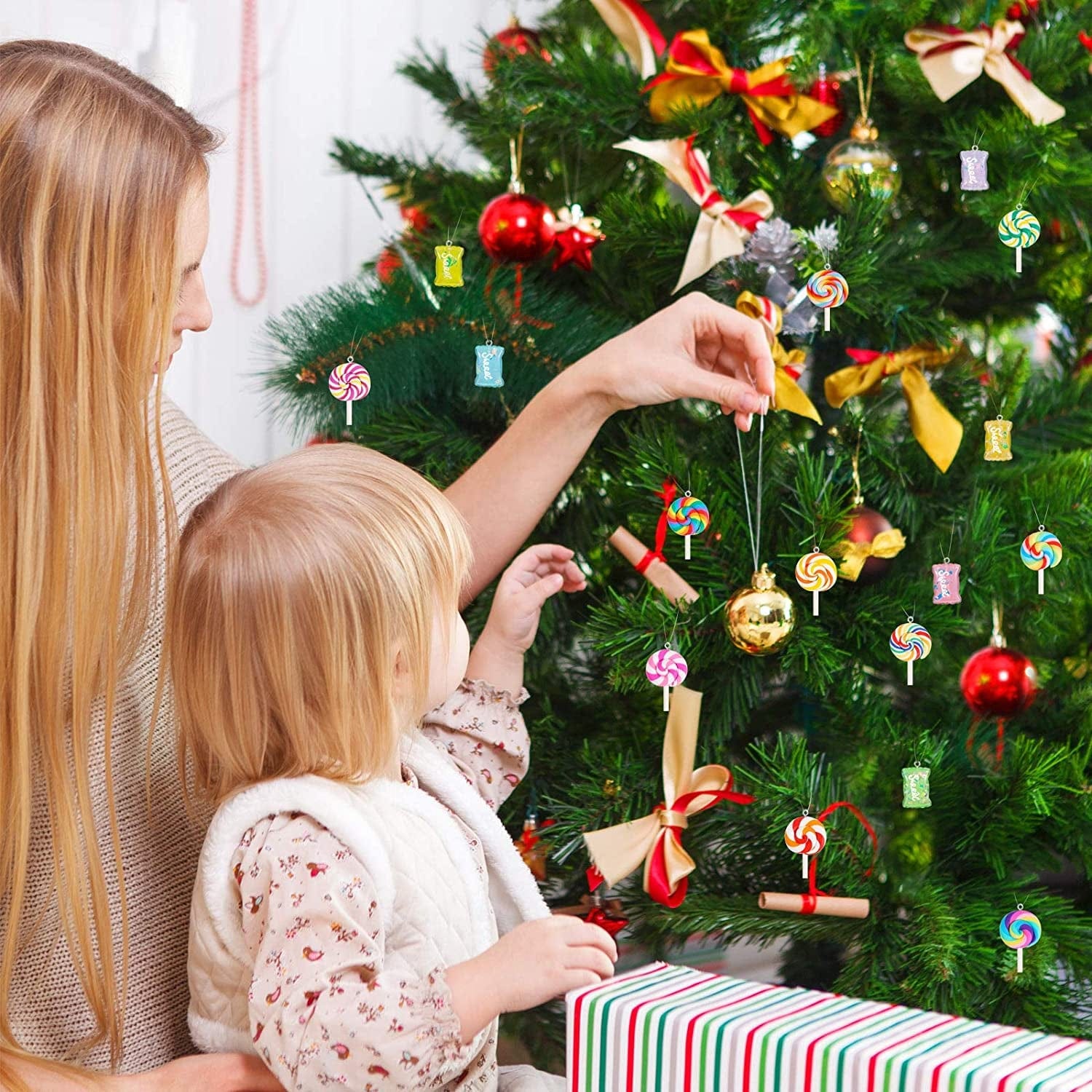 70 Pieces Colorful Candy Pendant Charm, Includes 35 Pieces Gummy DIY Bear Charm Pendants 25 Pieces Sweet Candy Pendant 10 Pieces Lollipop Shape Polymer Clay Charms for Art Craft Jewelry Making