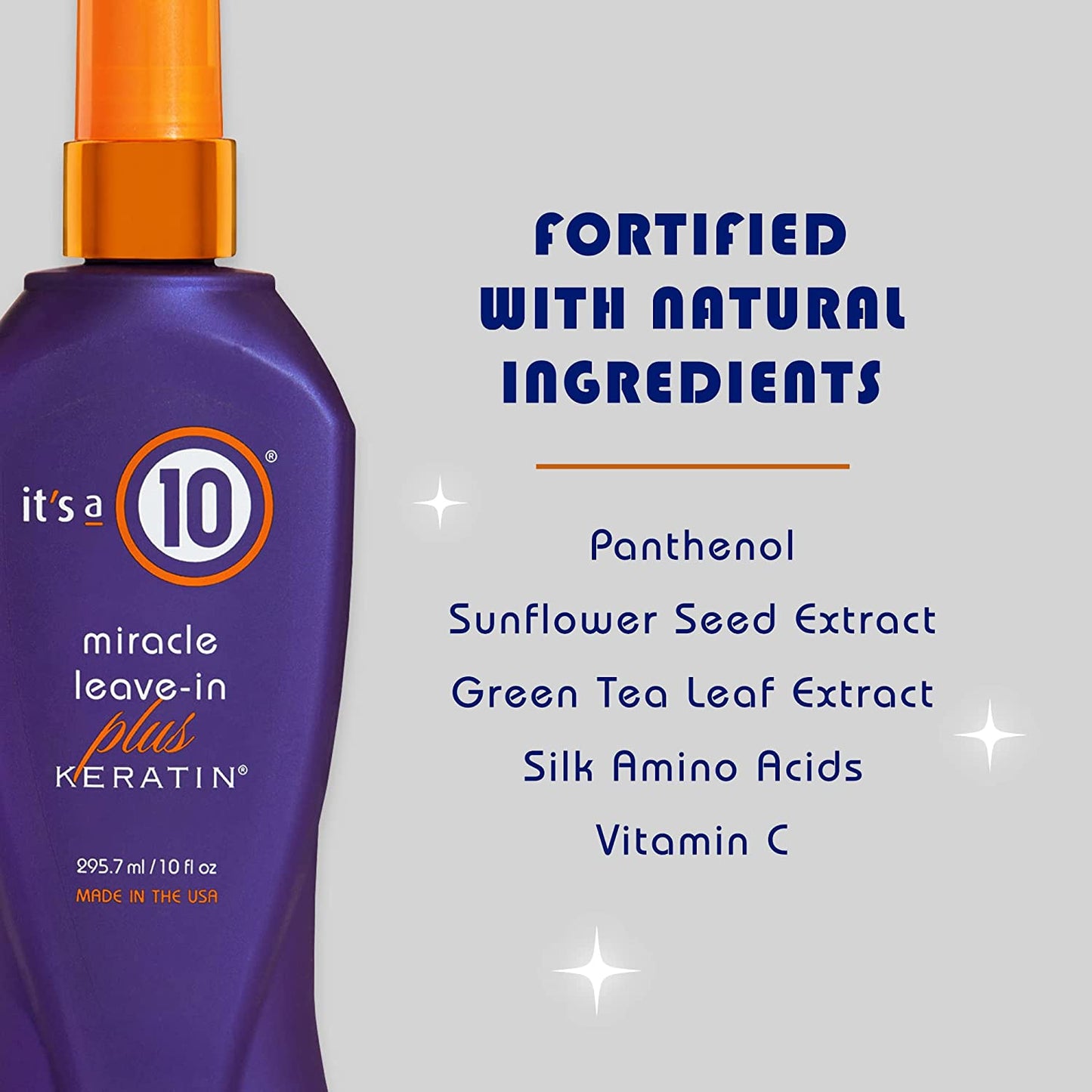 It'S a 10 Haircare Miracle Leave-In plus Keratin Spray, 10 Fl. Oz (10 Fl. Oz (Pack of 4)) Health & Beauty > Personal Care > Hair Care it's a 10