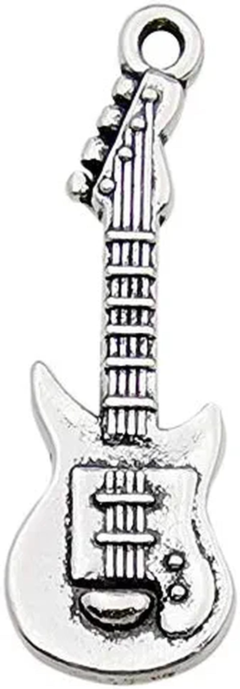 70Pcs Craft Supplies Instrument Silver Music Notes Charms Pendants for Crafting, Jewelry Findings Making Accessory for DIY Necklace Bracelet Earrings HM211 Hm211