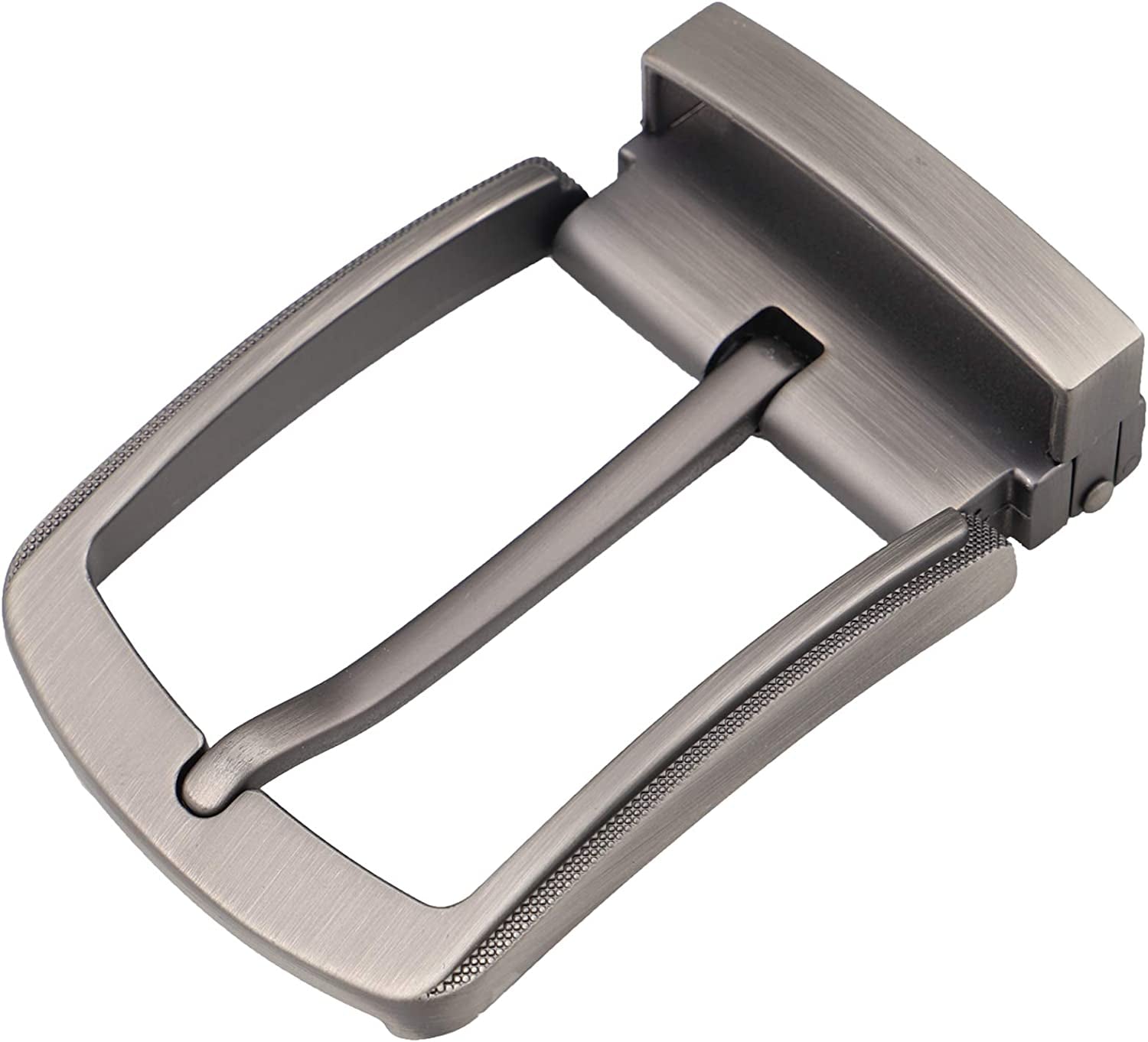 Mcfanbe 1.5 Inches (38-40 Mm) Belt Buckle Single Prong Square Replacement Buckle for Men Women Belt Apparel & Accessories > Clothing Accessories > Belt Buckles McFanBe Grey20