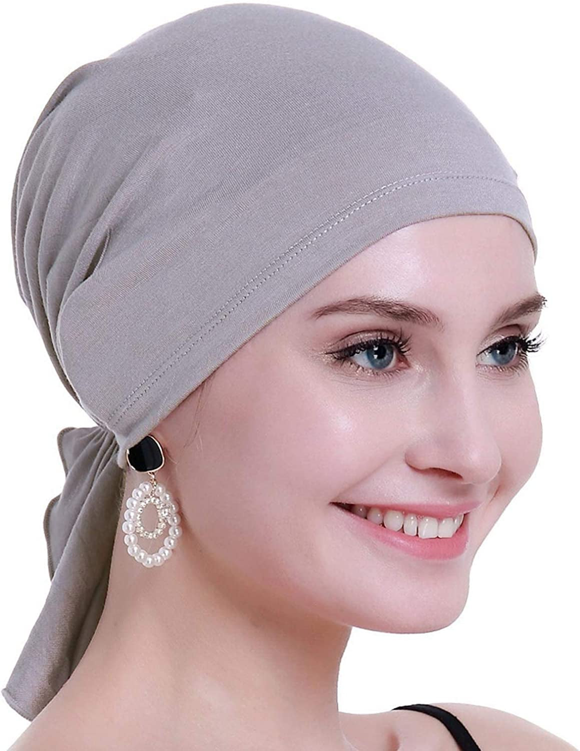 Osvyo Bamboo Chemo Headscarf for Women Hair Loss - Cancer Slip on Headwear Turbans Sealed Packaging osvyo