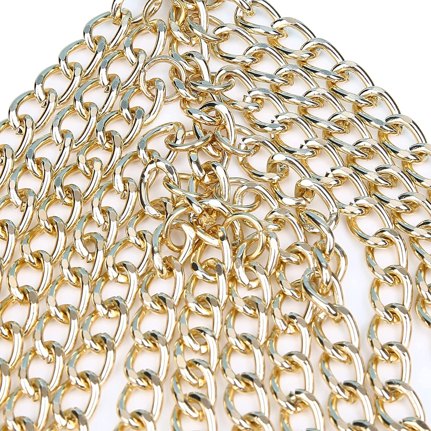 Maijiao Adjustable Gold Body Chain Set - Boho Summer Beach Bikini Belly Chain Jewelry for Women Rave Full Body Jewelry Layered Bra Chain Necklace Chain Dress Apparel & Accessories > Jewelry > Body Jewelry Maijiao