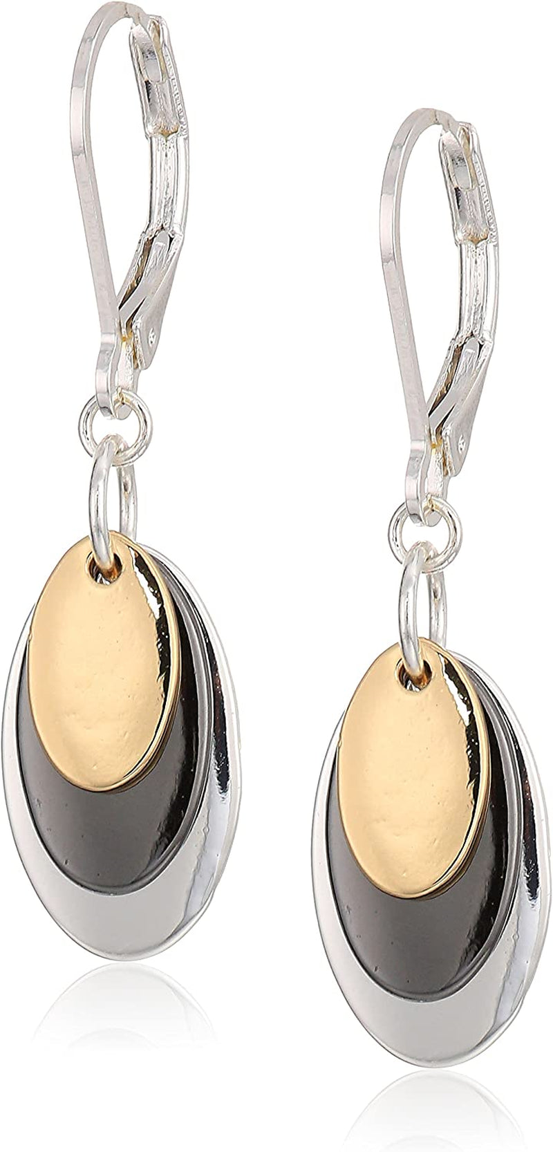 Nine West Classics Apparel & Accessories > Jewelry > Earrings KYLIE MAX Trio-Tone Shaky Drop Earrings