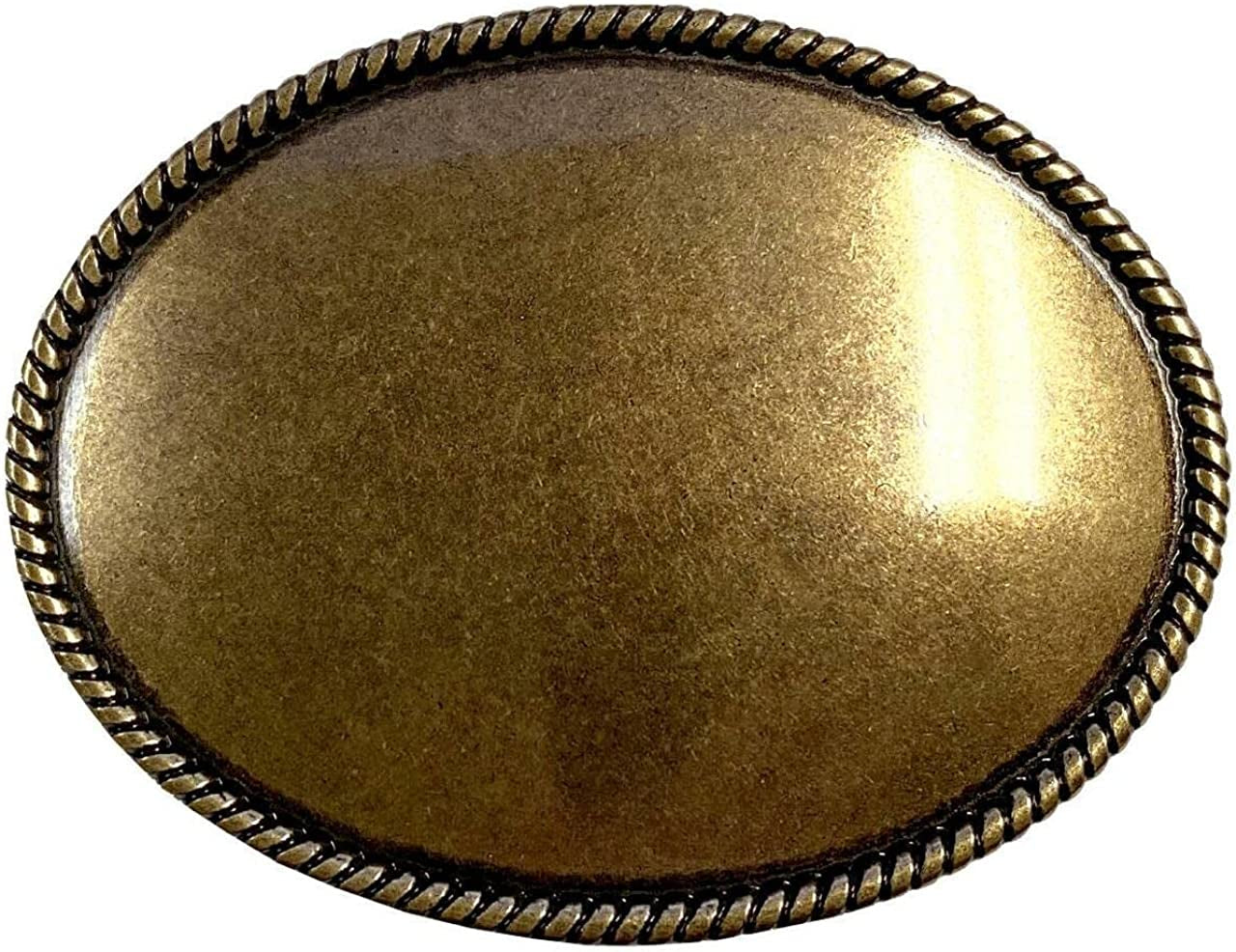 Replacement Belt Buckle Vintage Blank Plain Belt Buckle Fits 1-1/2"(38Mm) Belt Strap-Multi-Style Options Apparel & Accessories > Clothing Accessories > Belt Buckles Belts.com Type Buckle G - Ha1603 Antique Brass 1-1/2"