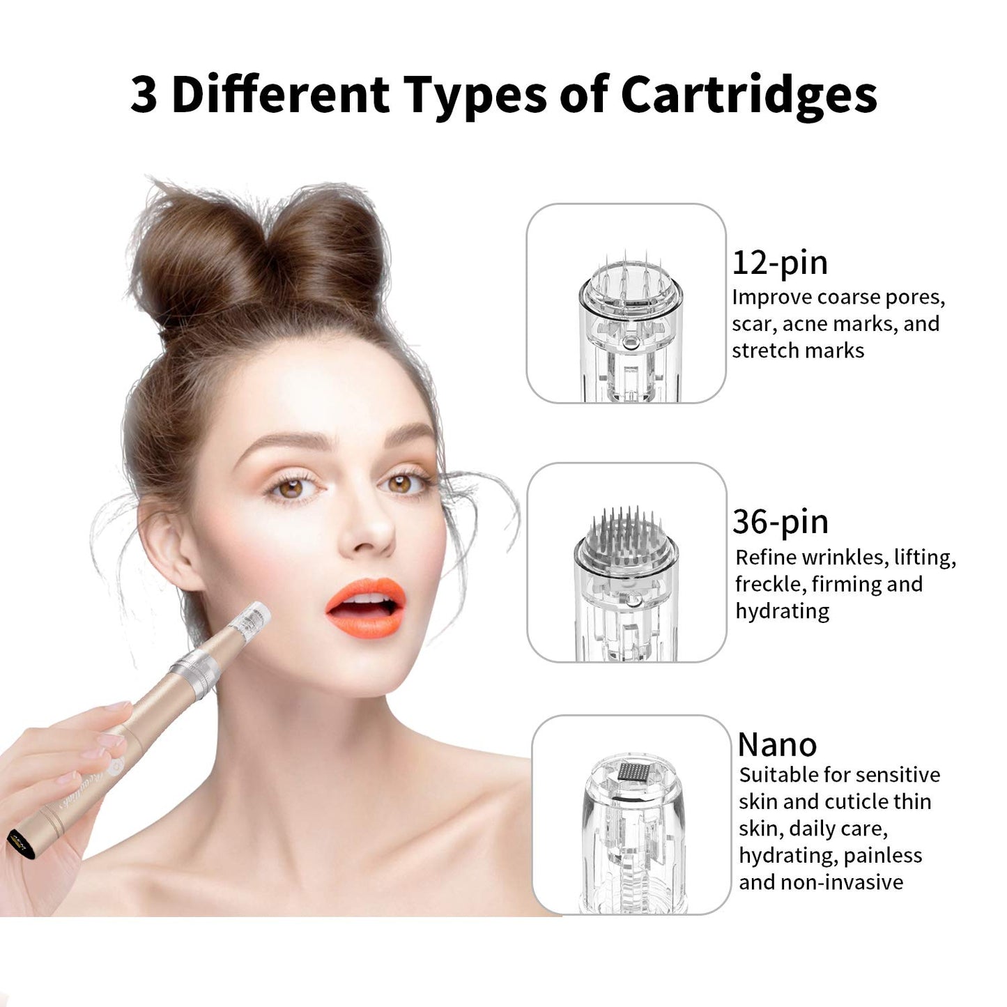 Beautlinks Skin Care Tool Kit for Face and Body Pin Cartridges (36-Pin) Health & Beauty > Personal Care > Cosmetics > Cosmetic Tools > Skin Care Tools Beautlinks