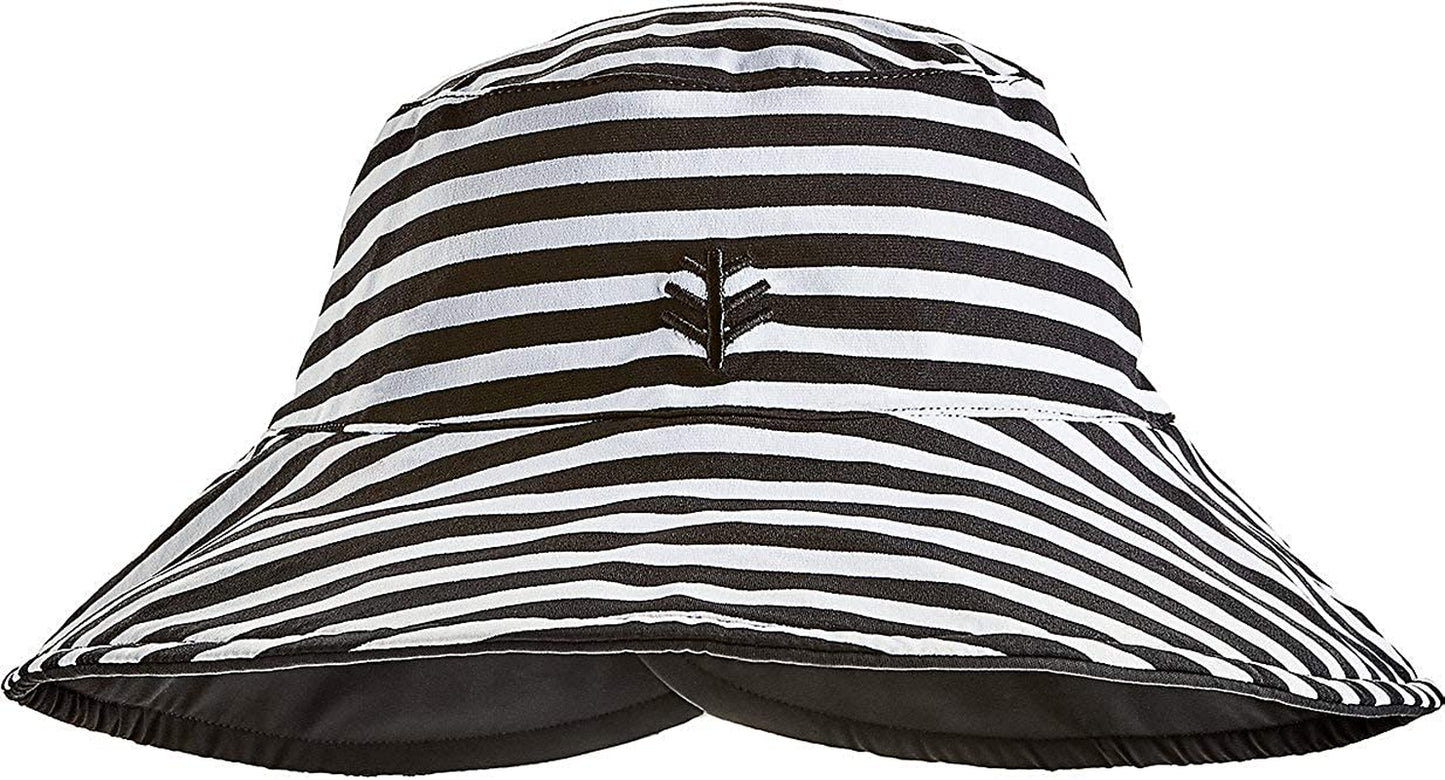 Coolibar UPF 50+ Women'S Ariel Reversible Pool Hat - Sun Protective Apparel & Accessories > Clothing Accessories > Hats Coolibar