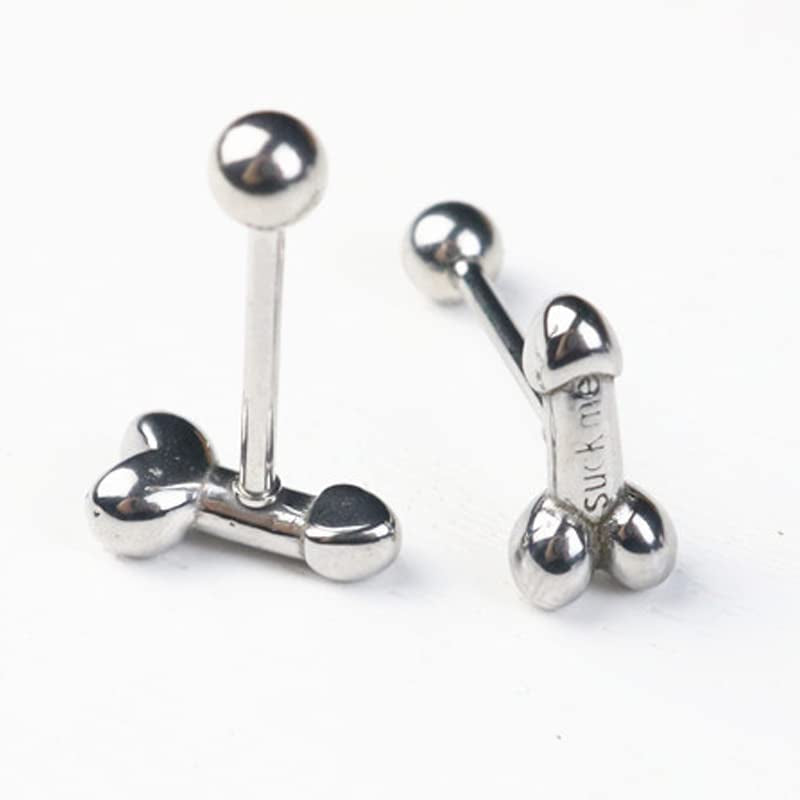Sexy Genital Tongue Piercing Barbell Tongue Rings Surgical Stainless Steel Bars Tounge Ring Women Body Jewelry Durable Processed Apparel & Accessories > Jewelry > Body Jewelry generic