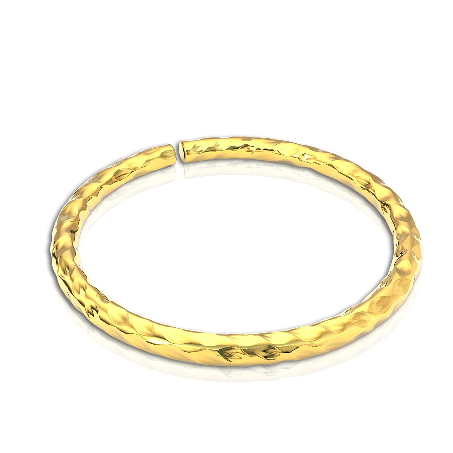 Tragus Piercing Jewelry 20 Gauge - 14K Gold Filled Cartilage Hoop - Hypoallergenic Tragus Ear Hoops - 7Mm Diameter 0.2 Inches Earring - Multiple Use Body Jewelry for Women Men Apparel & Accessories > Jewelry > Body Jewelry Generic Cut Wire