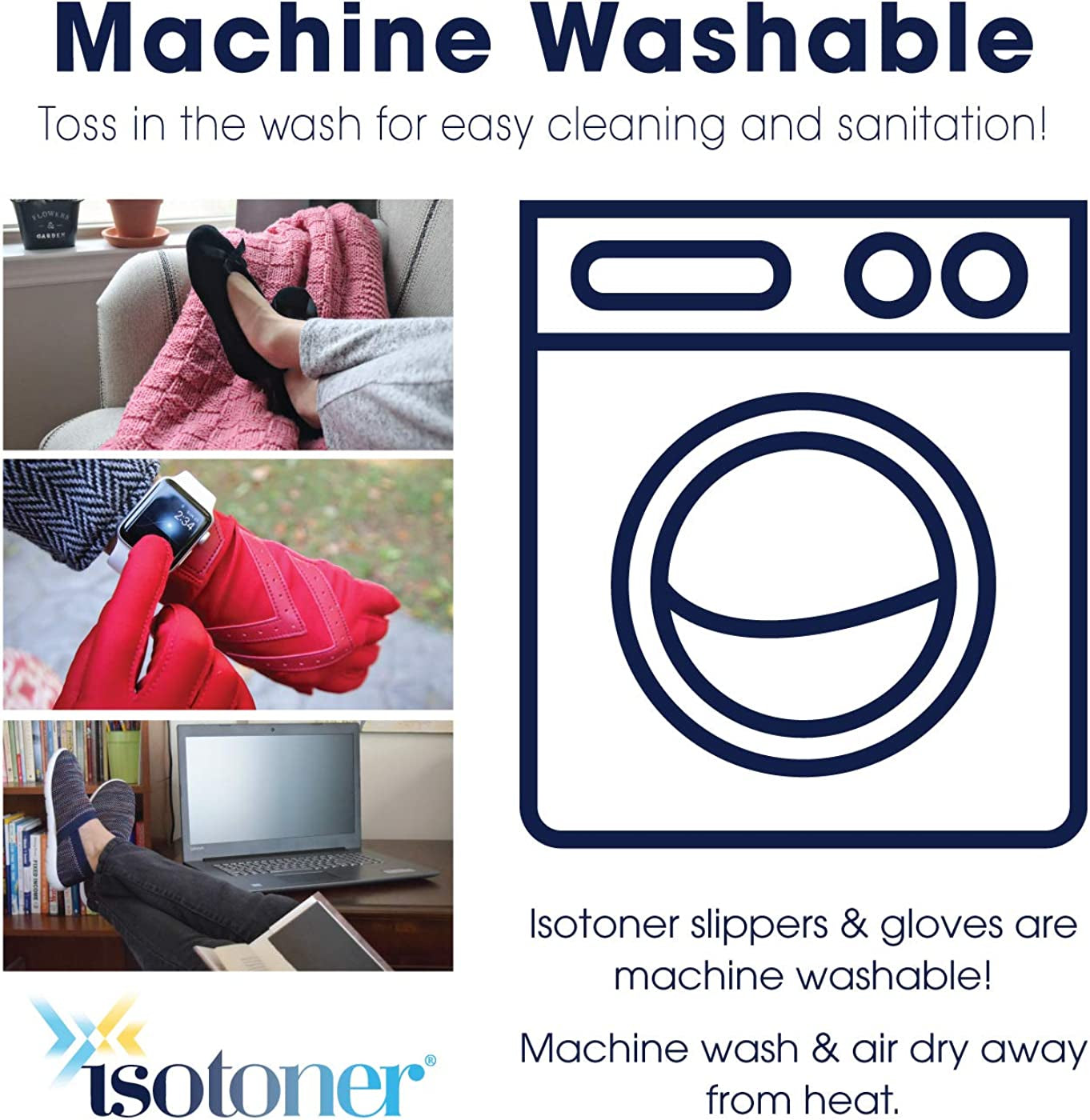 Isotoner Womens Isotoner Womens Stretch Fleece Water Repellent Gloves with Microluxe Lining and Smart Touch Technology Apparel & Accessories > Clothing Accessories > Gloves & Mittens KYLIE MAX