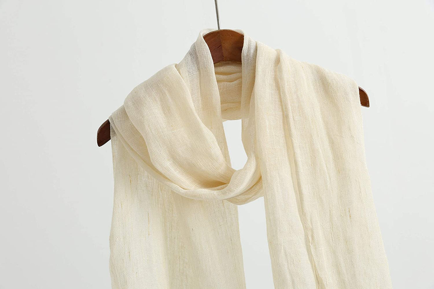 Jeelow Lightweight Summer Scarf Light Shawl Wrap Linen Feel Scarves for Men and Women Apparel & Accessories > Clothing Accessories > Scarves & Shawls Jeelow