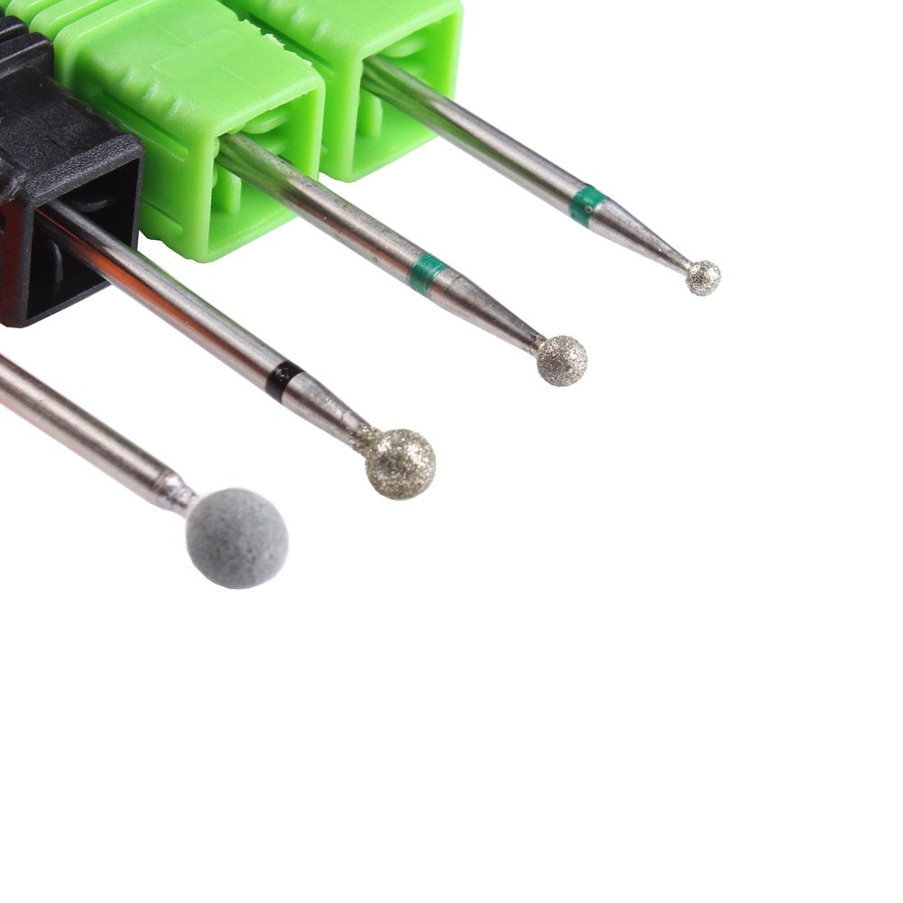 MZCMSL 4PCS Cuticle Clean Drill Bit Diamond Nail Bit Ball Head Stone File Manicure Pedicure Nail Art Tools Health & Beauty > Personal Care > Cosmetics > Cosmetic Tools > Nail Tools MZCMSL
