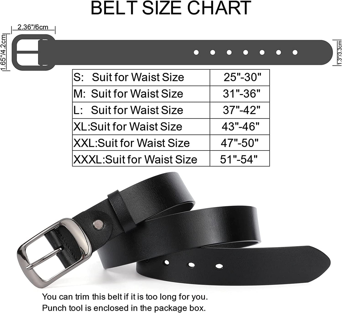 Women Leather Belts for Jeans Pants Fashion Dress Belt for Women with Solid Pin Buckle by WHIPPY Apparel & Accessories > Clothing Accessories > Belts WHIPPY