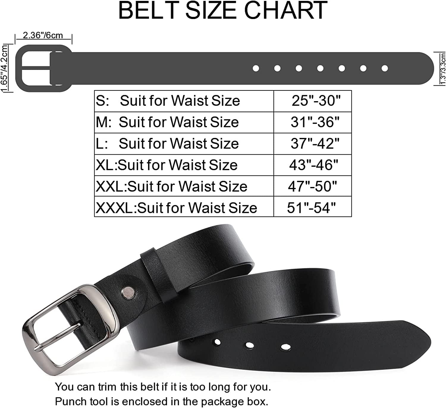 Women Leather Belts for Jeans Pants Fashion Dress Belt for Women with Solid Pin Buckle by WHIPPY Apparel & Accessories > Clothing Accessories > Belts WHIPPY