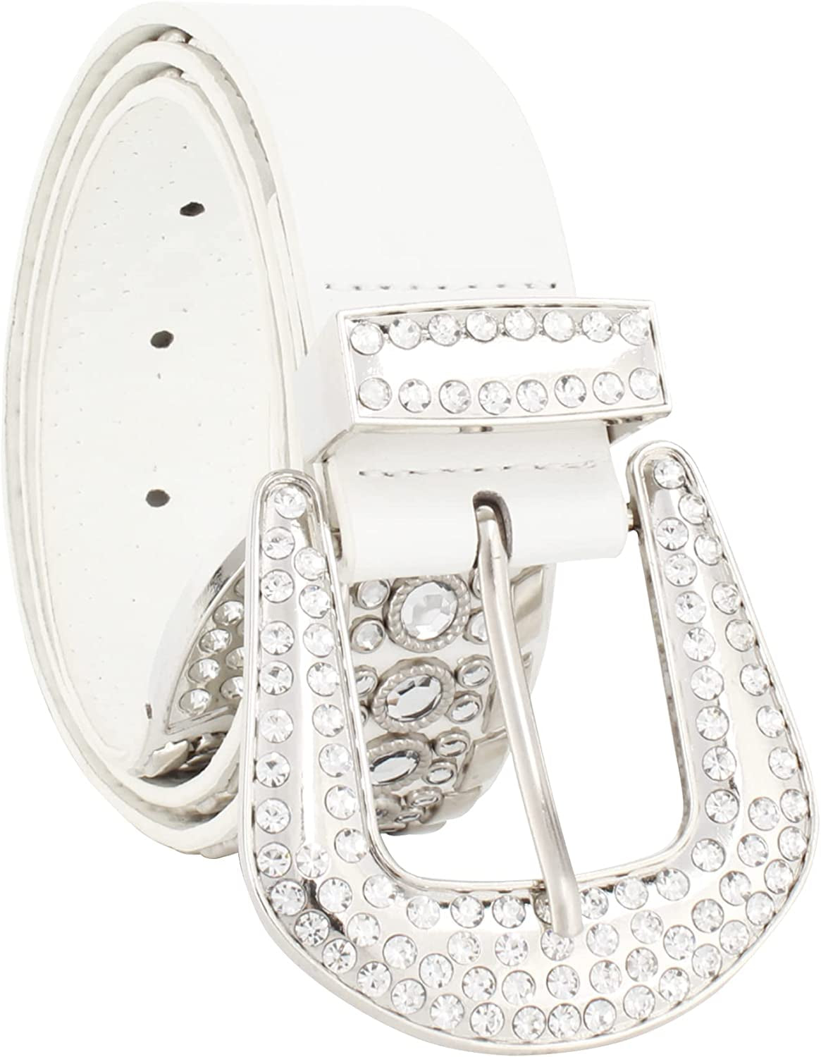 CLARA Women Vintage Western Waist Belt Double Buckle Belt PU Leather Waistband for Jeans Dress Apparel & Accessories > Clothing Accessories > Belts CLARA