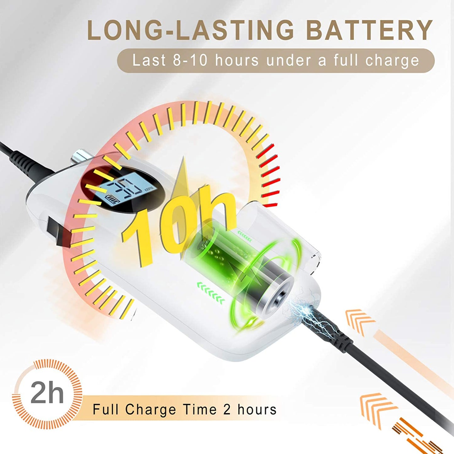 LONOOE Electric Acrylic Nail Drill Machine-Upgraded 30000Rpm High-Speed Rechargeable Efile Electric Nail Drill Set for Acrylic Gel Nails,Professional Electric Grinder Tool for Salon Use or Home DIY Health & Beauty > Personal Care > Cosmetics > Cosmetic Tools > Nail Tools UiiWout wecd