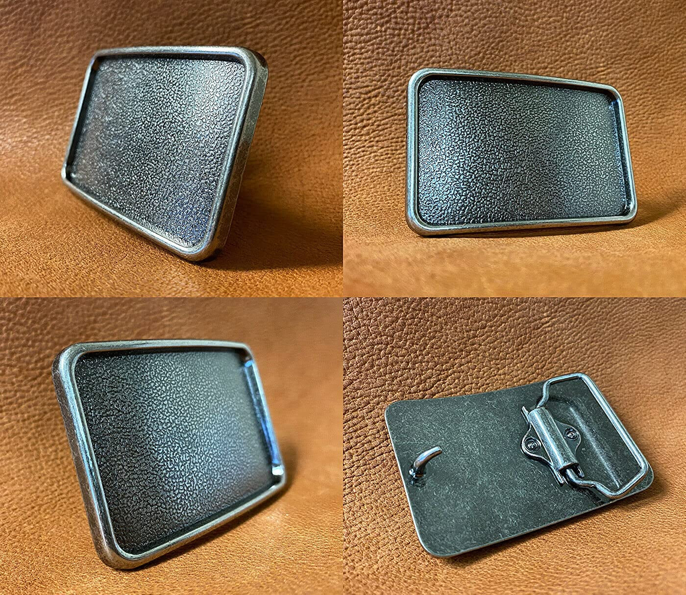 Replacement Belt Buckle Vintage Blank Plain Belt Buckle Fits 1-1/2"(38Mm) Belt Strap-Multi-Style Options Apparel & Accessories > Clothing Accessories > Belt Buckles Belts.com