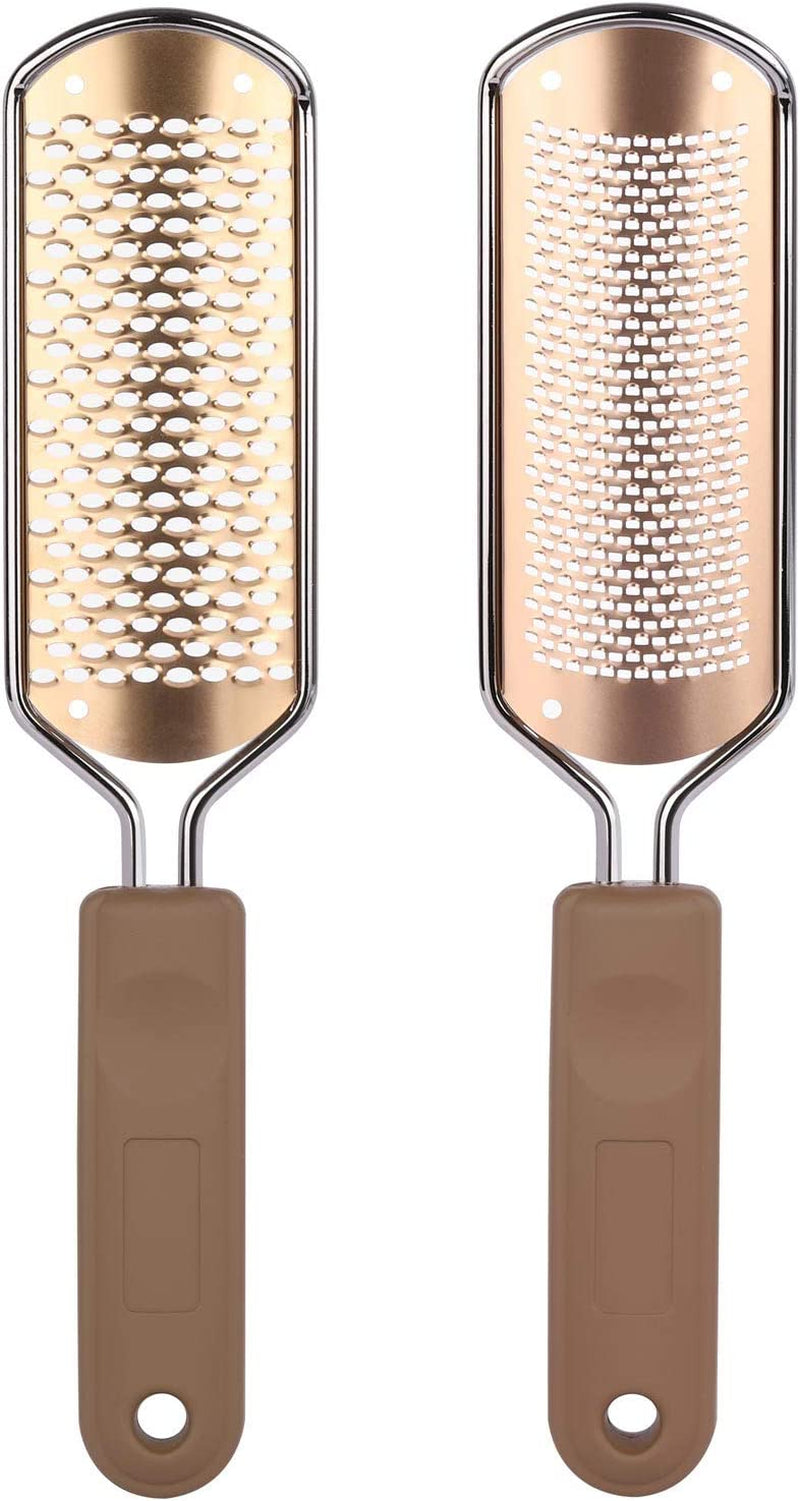 Foot Files Heel Callus Remover, 3 Pcs Professional Foot Care Pedicure Stainless Steel Rasp File for Wet and Dry Feet Health & Beauty > Personal Care > Foot Care LoveBB 2 Count (Pack of 1)