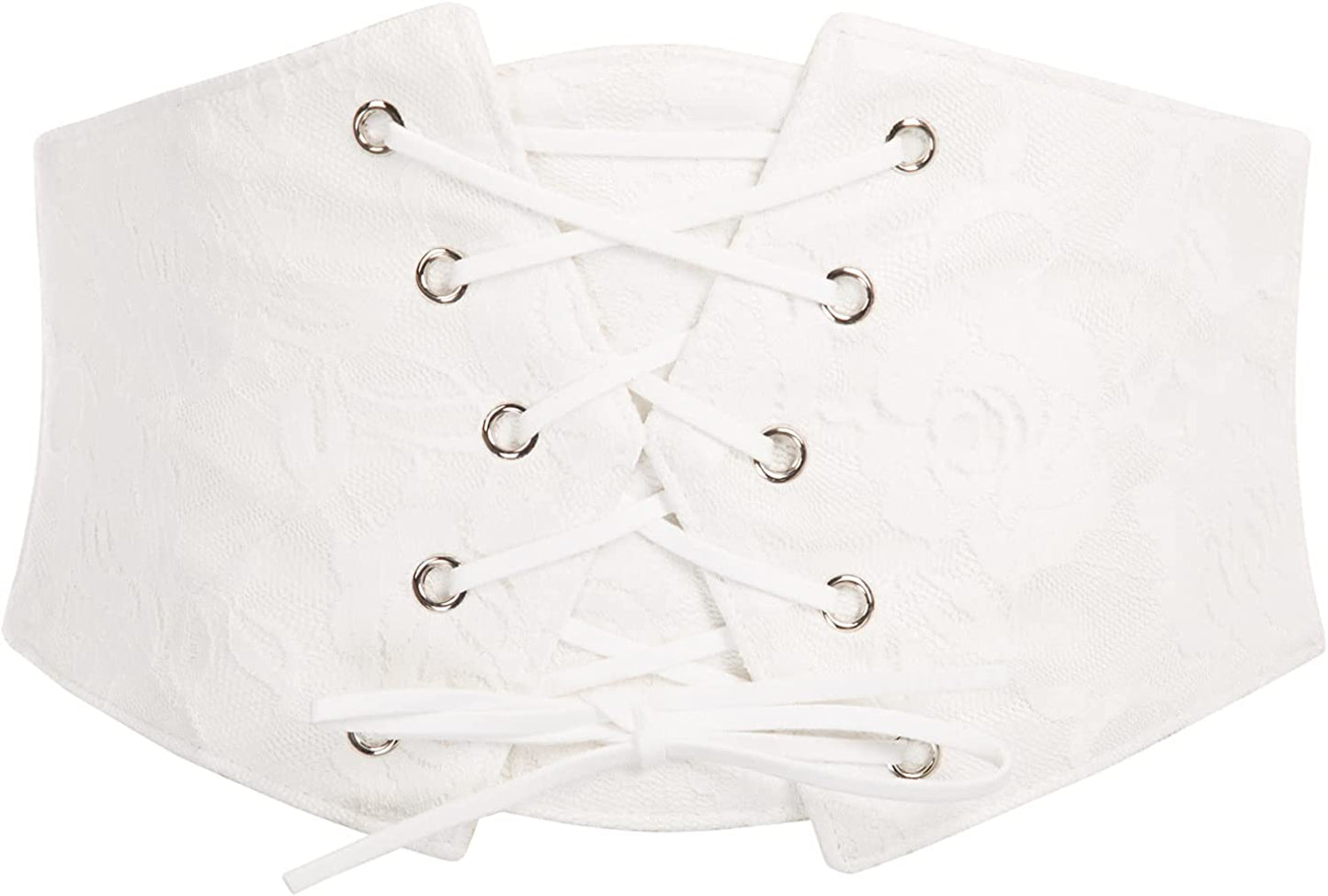 GRACE KARIN Women'S Elastic Stretch Corset Waist Cincher Belt Apparel & Accessories > Clothing Accessories > Belts GRACE KARIN Ivory Medium