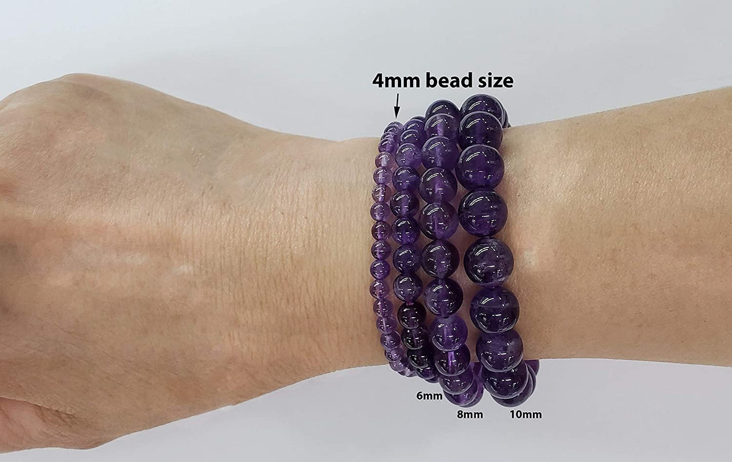 LTC Designs 4Mm Smooth round Tiger'S Eye Stretch Bracelets in Various Lengths (6.5, 7, 7.5, 8 Inches) Apparel & Accessories > Jewelry > Bracelets LTC Designs