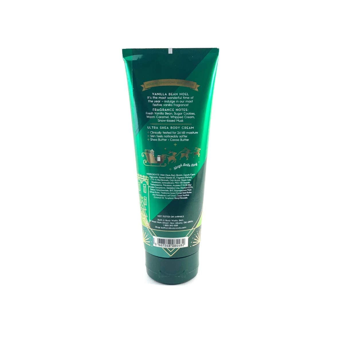 Bath & Body Works Vanilla Bean Noel Ultra Shea Body Cream, 8 Ounce, Multicoloured Health & Beauty > Personal Care > Cosmetics > Bath & Body Bath & Body Works