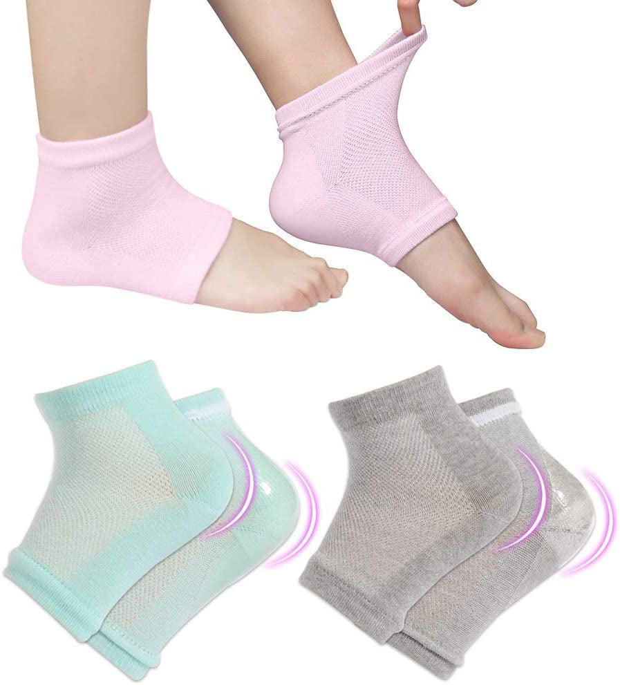 Codream Vented Moisturizing Socks Lotion Gel for Dry Cracked Heels, Spa Gel Socks Humectant Moisturizer Heel Balm Foot Treatment Care Heel Softener Compression 2 Pairs Health & Beauty > Personal Care > Foot Care Codream 3 Pair (Pack of 1)