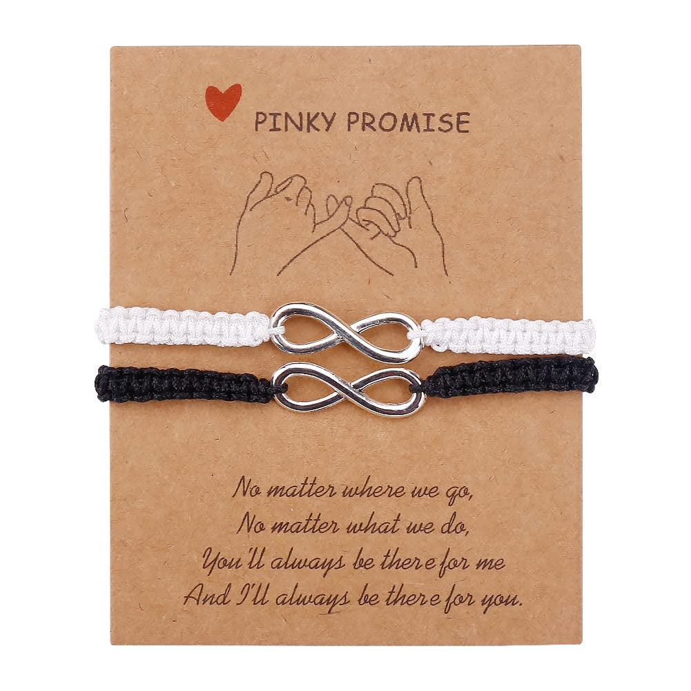 Best Friend Bracelets Couples Bracelets for 2 Matching Yin Yang His and Her Lover Bracelet Jewelry for Bff Friendship Relationship Boyfriend Girlfriend Valentines Gift (Matching Bead) Apparel & Accessories > Jewelry > Bracelets SUMMER LOVE Infinity
