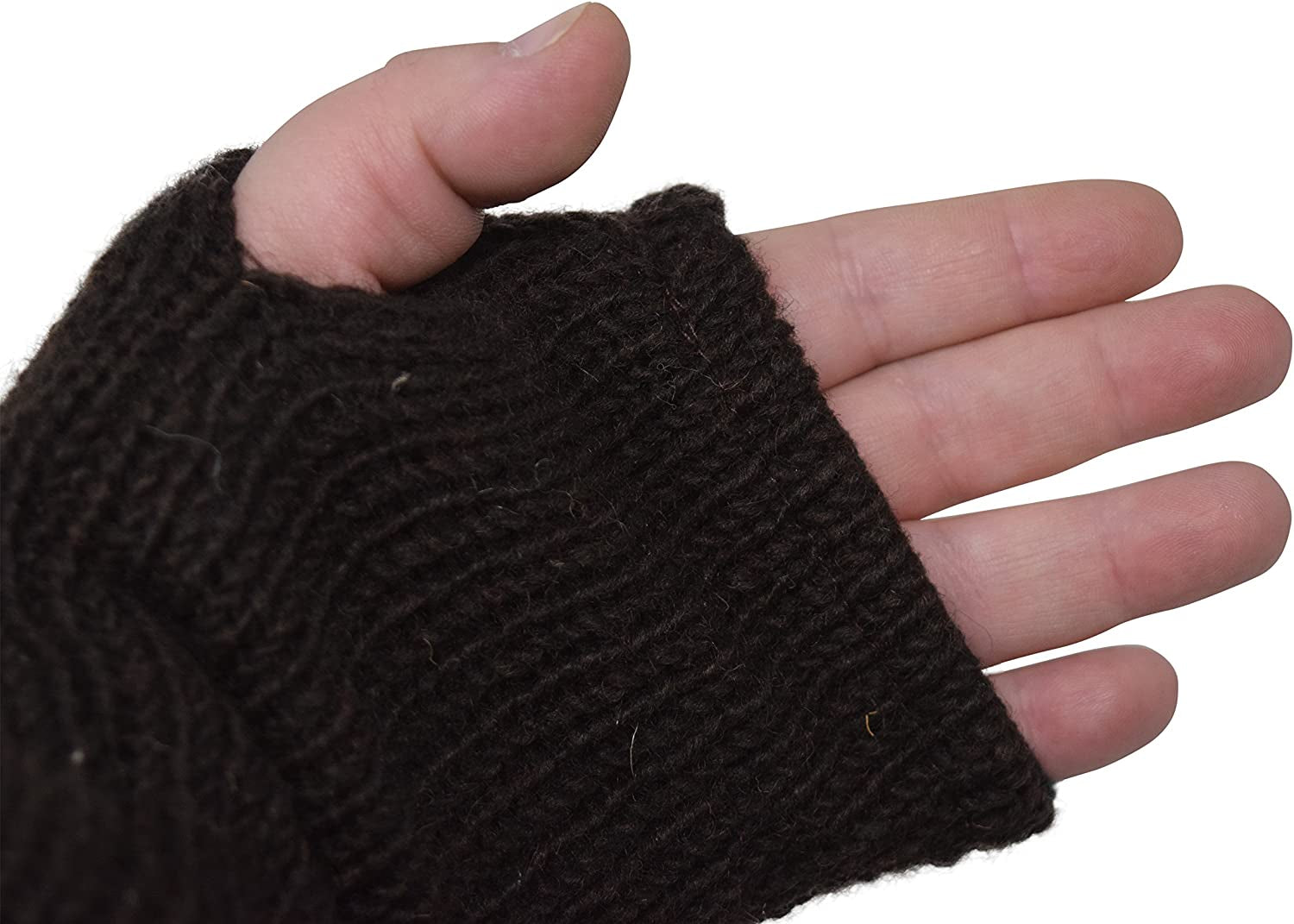 Floral Insulated Lined Wool Knit Arm Warmer Texting Fingerless Gloves Thumb Hole Hand Mittens Apparel & Accessories > Clothing Accessories > Gloves & Mittens Nickanny's