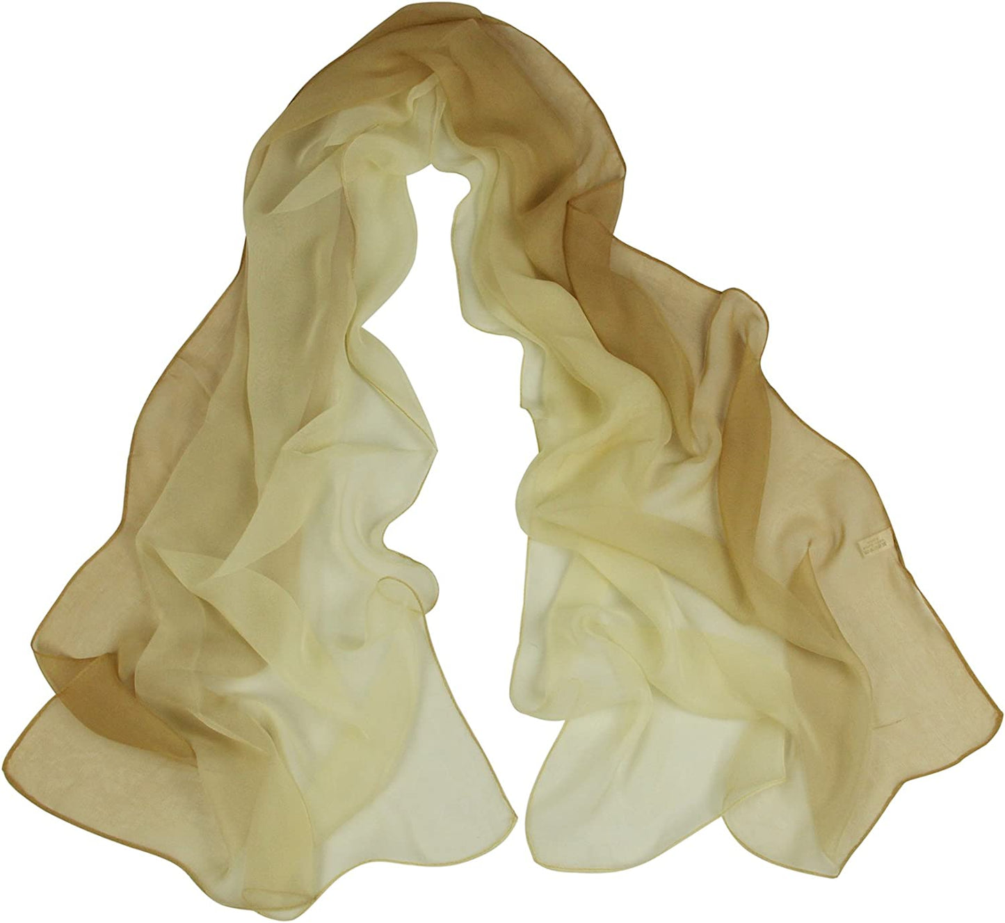 Long Chiffon Sheer Scarf Gradient - Pantonight Shaded Colors Lightweight Scarf for Womens Apparel & Accessories > Clothing Accessories > Scarves & Shawls PANTONIGHT Color 090