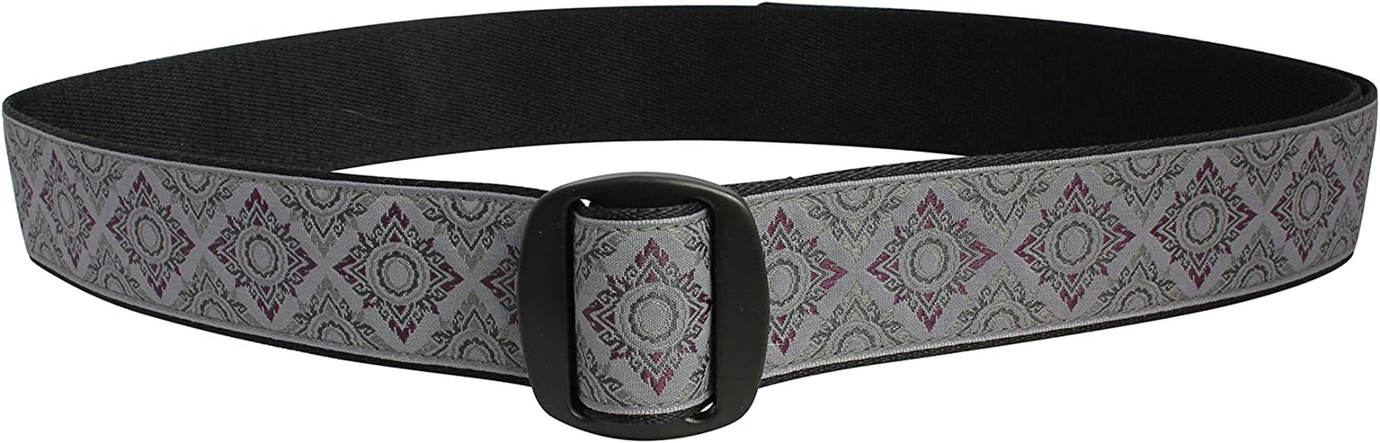 Bison Designs Women'S Manzo Belt with Anodized Aluminum Buckle Apparel & Accessories > Clothing Accessories > Belts Bison Designs LLC Grey Medium/38-Inch