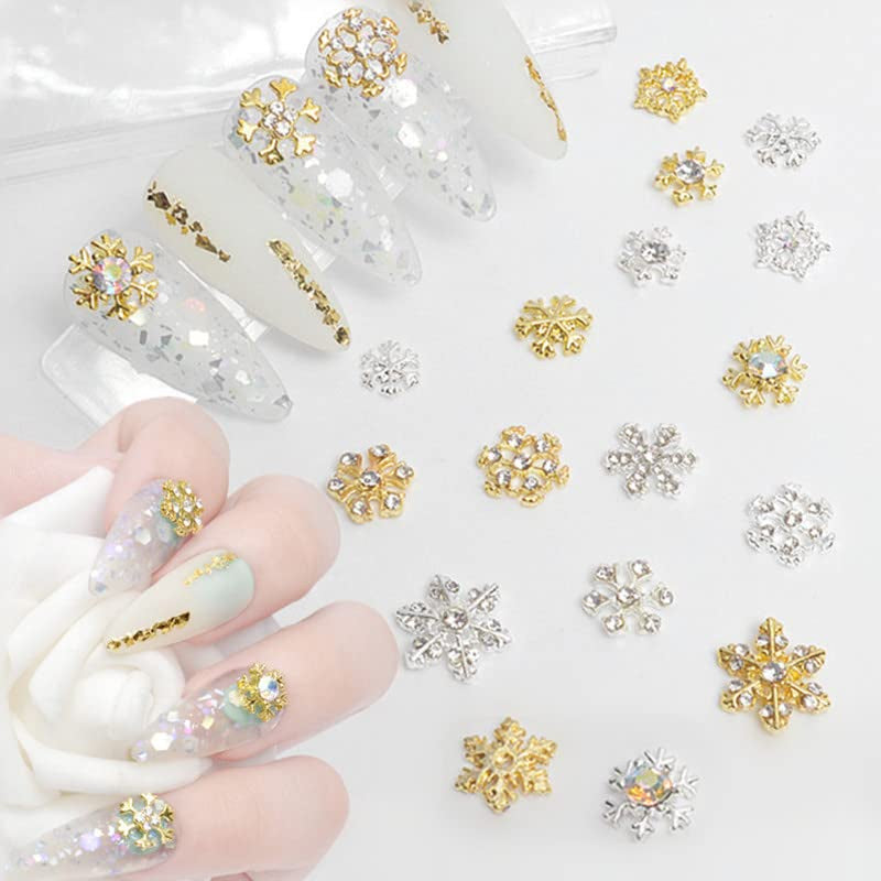 Kalolary Letter Dangle Nail Charm, 3D Piercing Alphabet Rhinestone Alloy Jewelry Hoops with Nail Piercing Tool Hand Drill for Birthday Nail Art Decoration Health & Beauty > Personal Care > Cosmetics > Cosmetic Tools > Nail Tools Kalolary Snowflake 48P
