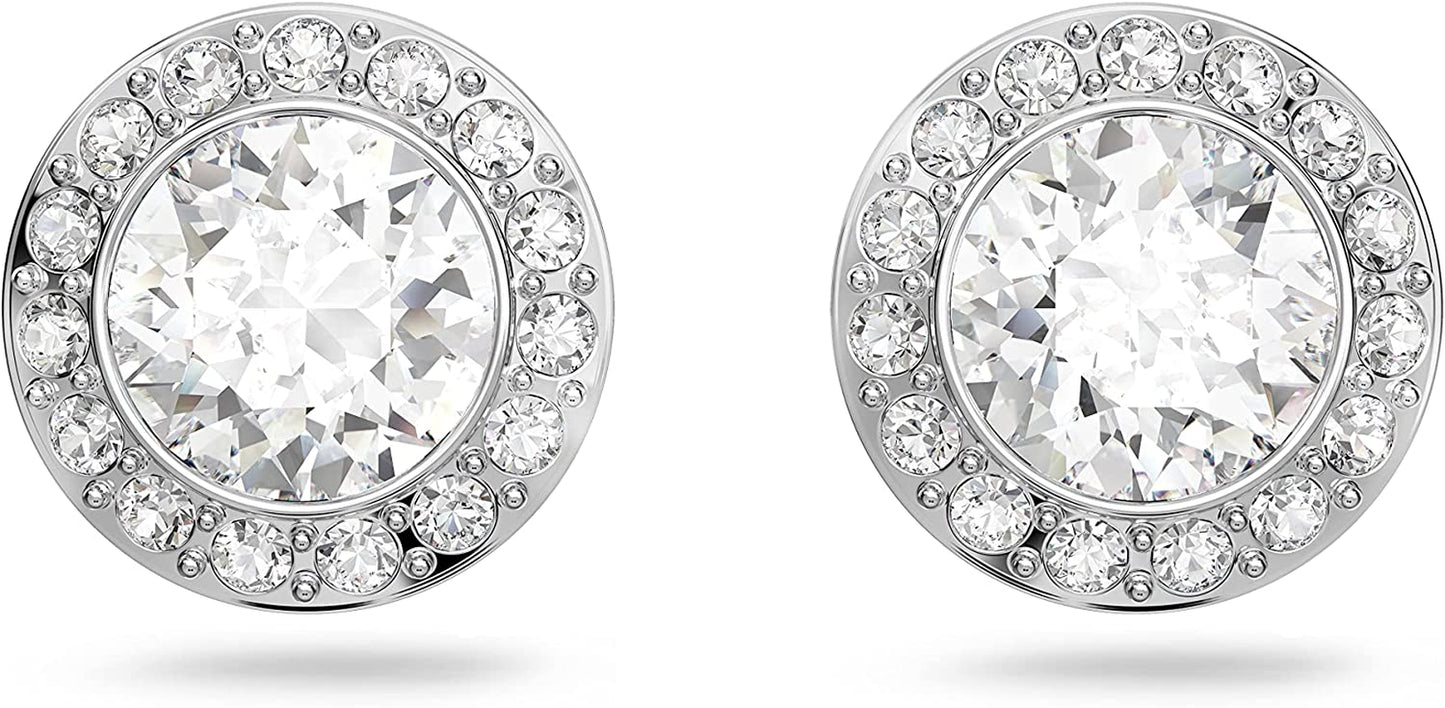 Swarovski Angelic Crystal Jewelry Collection, Rhodium Tone Finish, Blue Crystal, Pink Crystal, Clear Crystal Apparel & Accessories > Jewelry > Bracelets SWAROVSKI Stud Earrings