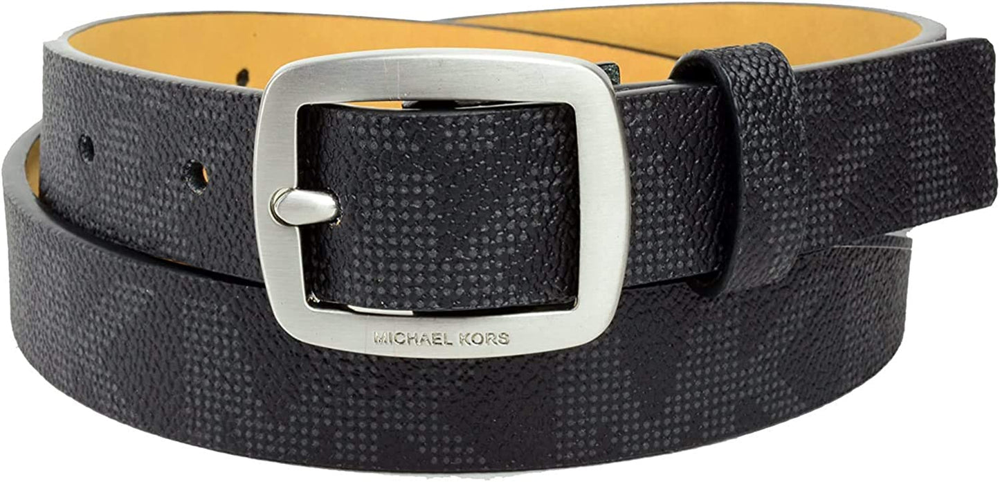 MICHAEL Michael Kors Belt with MK Logo Apparel & Accessories > Clothing Accessories > Belts Michael Michael Kors Black Logo Large