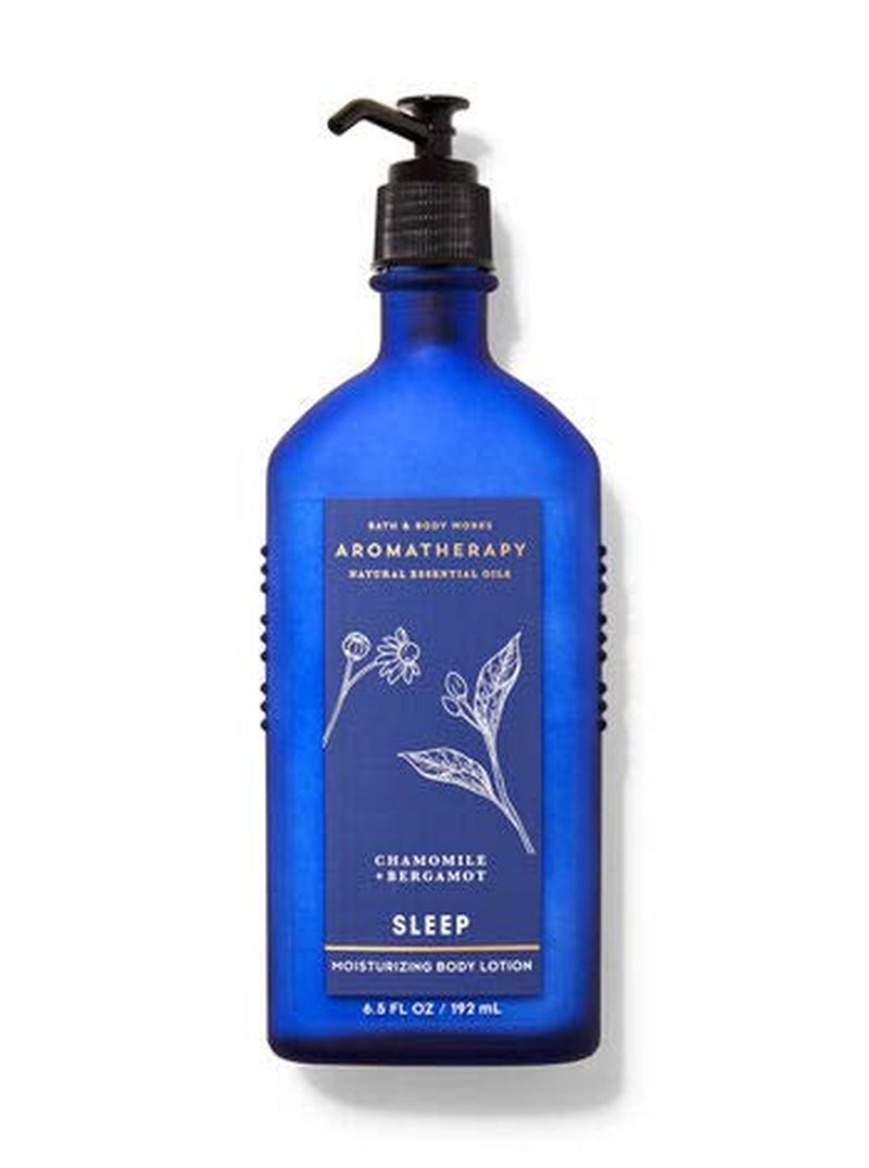 Bath and Body Works Aromatherapy Sleep NEW CHAMOMILE BERGAMOT Deluxe Gift Set - Body Wash Foam Bath - Pillow and Body Mist - Body Lotion & Body Cream - Full Size Health & Beauty > Personal Care > Cosmetics > Bath & Body Bath & Body Works