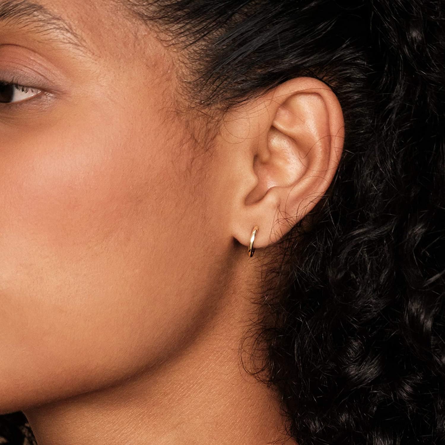 PAVOI 14K Gold Plated, Gold Vermeil, S925 Sterling Silver Cuff Earrings Huggie Stud | Small Hoop Earrings for Women Apparel & Accessories > Jewelry > Earrings PAVOI