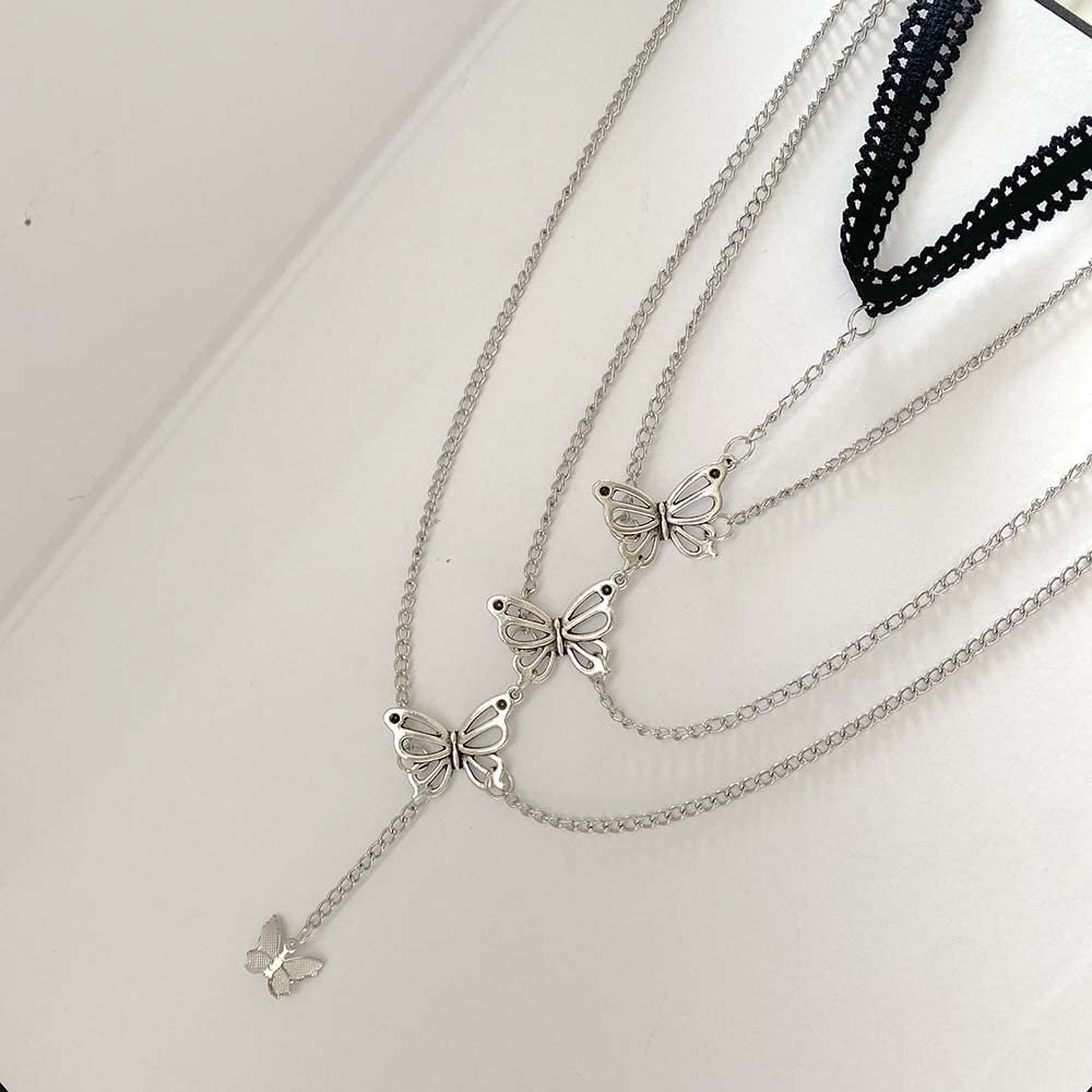 Sexy Body Chain Wavy Snake Leg Chain Jewelry for Women Butterfly Pendant Layered Leg Chain Necklace for Girls Apparel & Accessories > Jewelry > Body Jewelry CHAKRA HEALING REIKI CHR