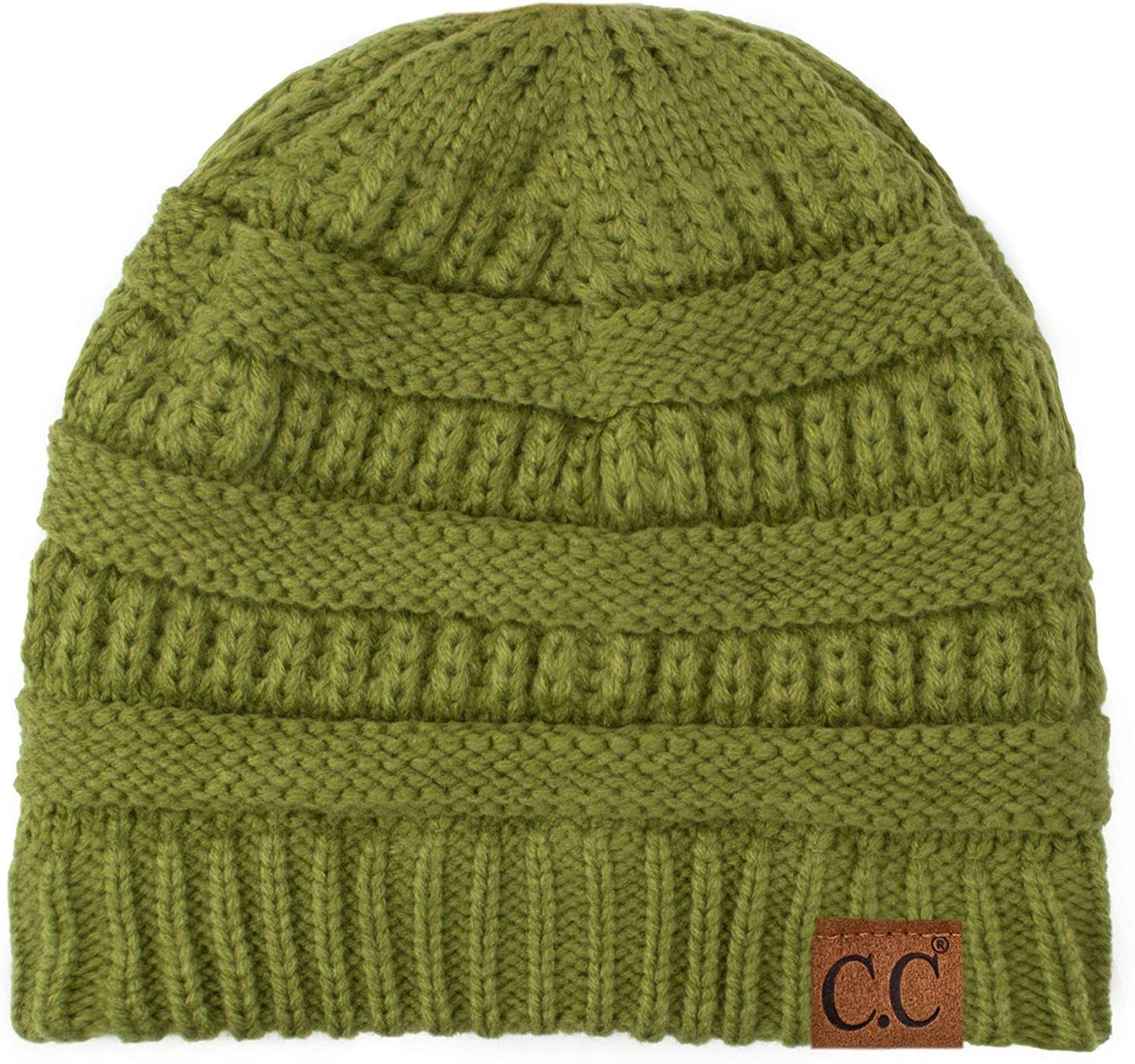 C.C Women'S Beanie Apparel & Accessories > Clothing Accessories > Hats C.C Olive Green One Size